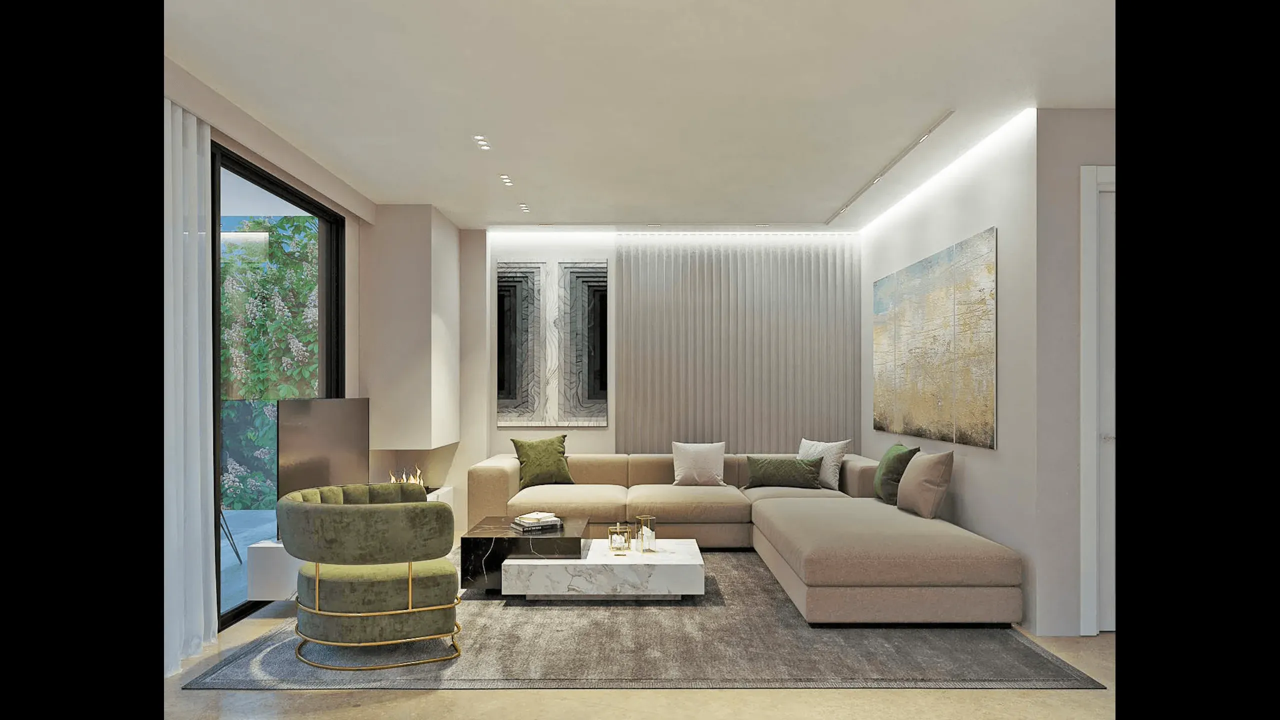 Современные апартаменты и дуплекс с 3 спальнями, Алимос, Афины 3