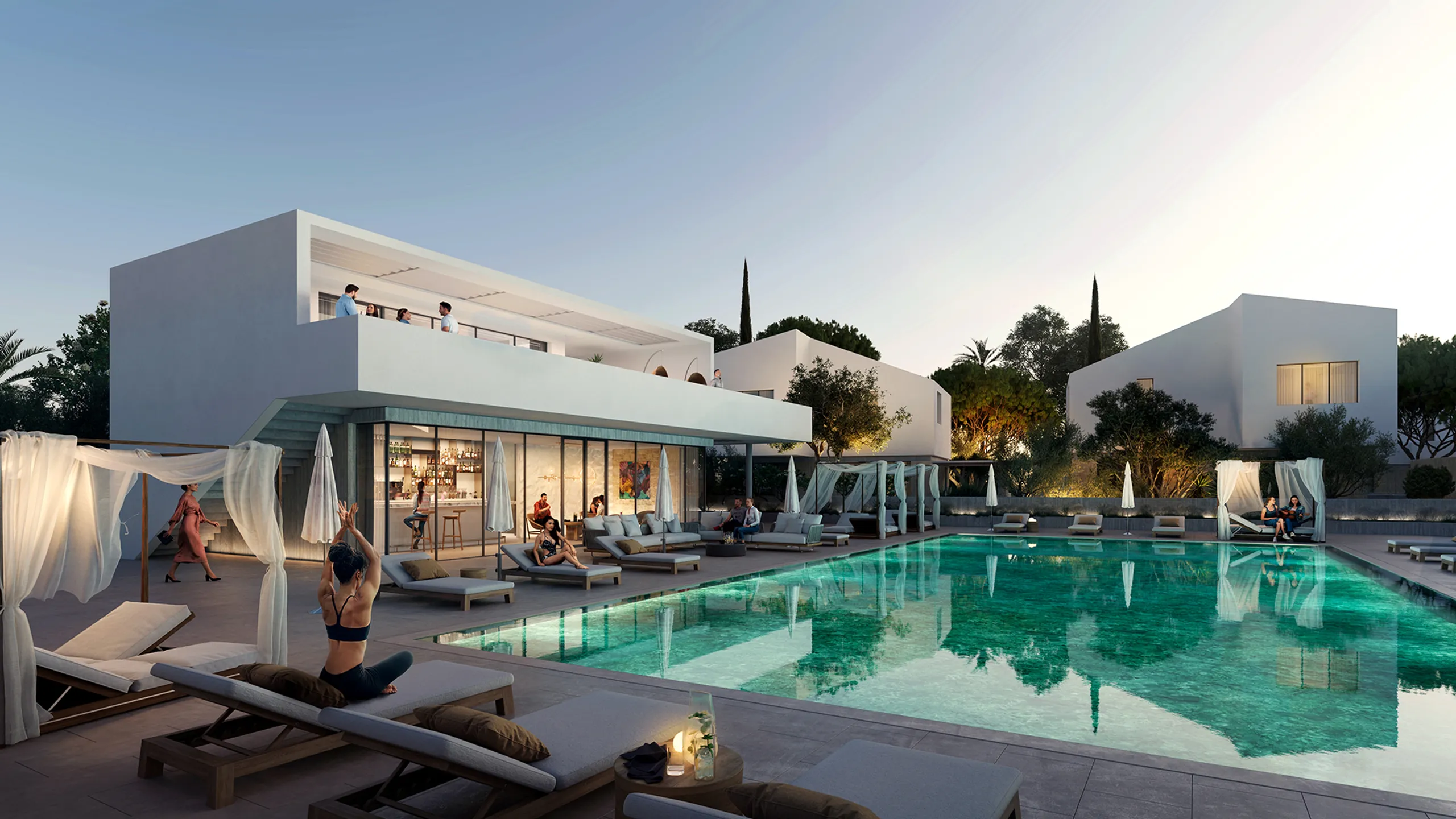 Villas on the Larnaca coast 1