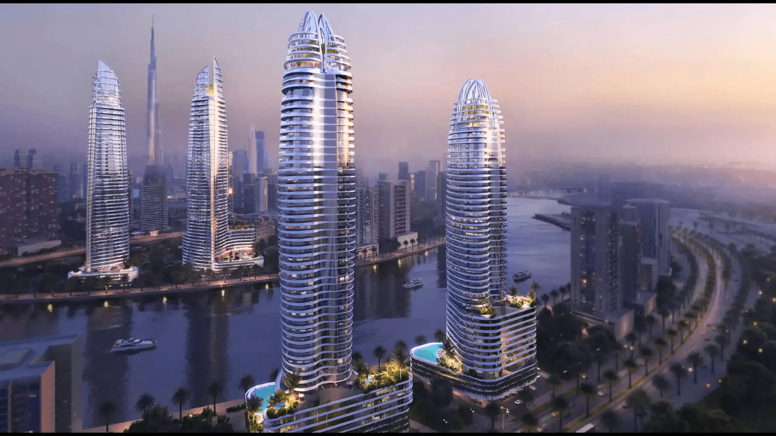 Stylish studios, apartments with one-three bedrooms, Business Bay, Dubai 1