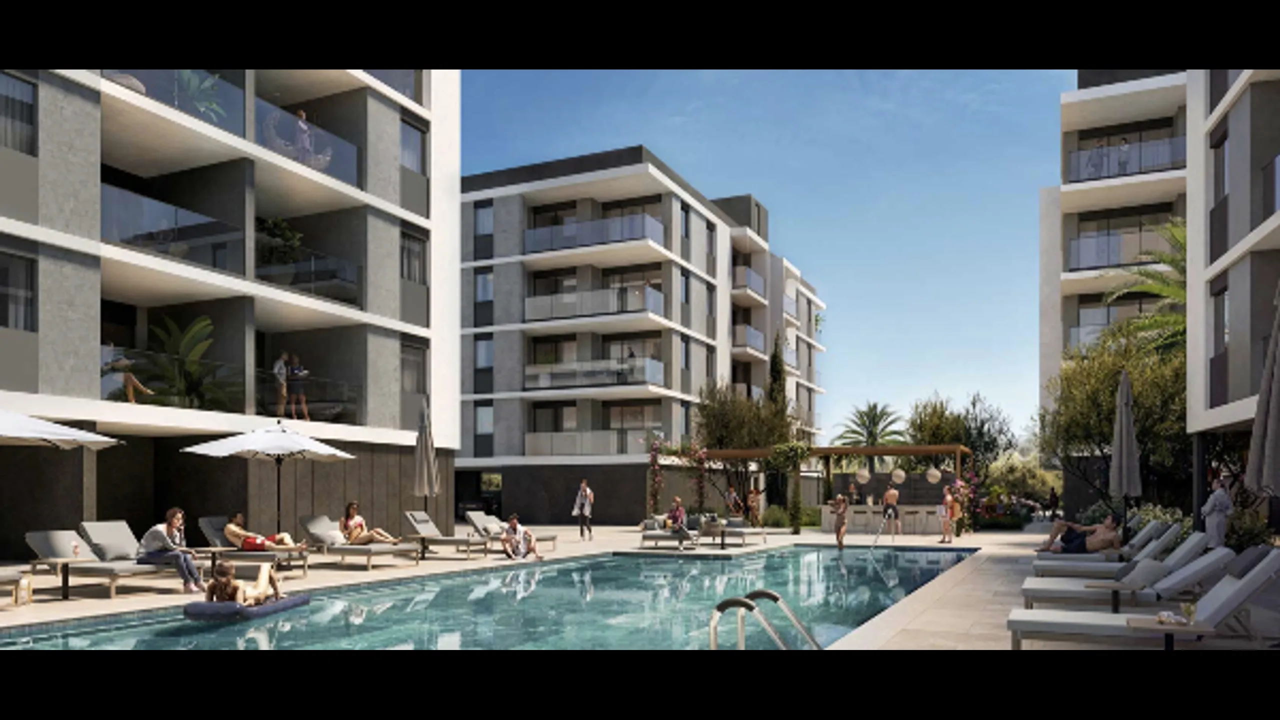 Apartments in a residential complex with a swimming pool in the elite area of Limassol 1