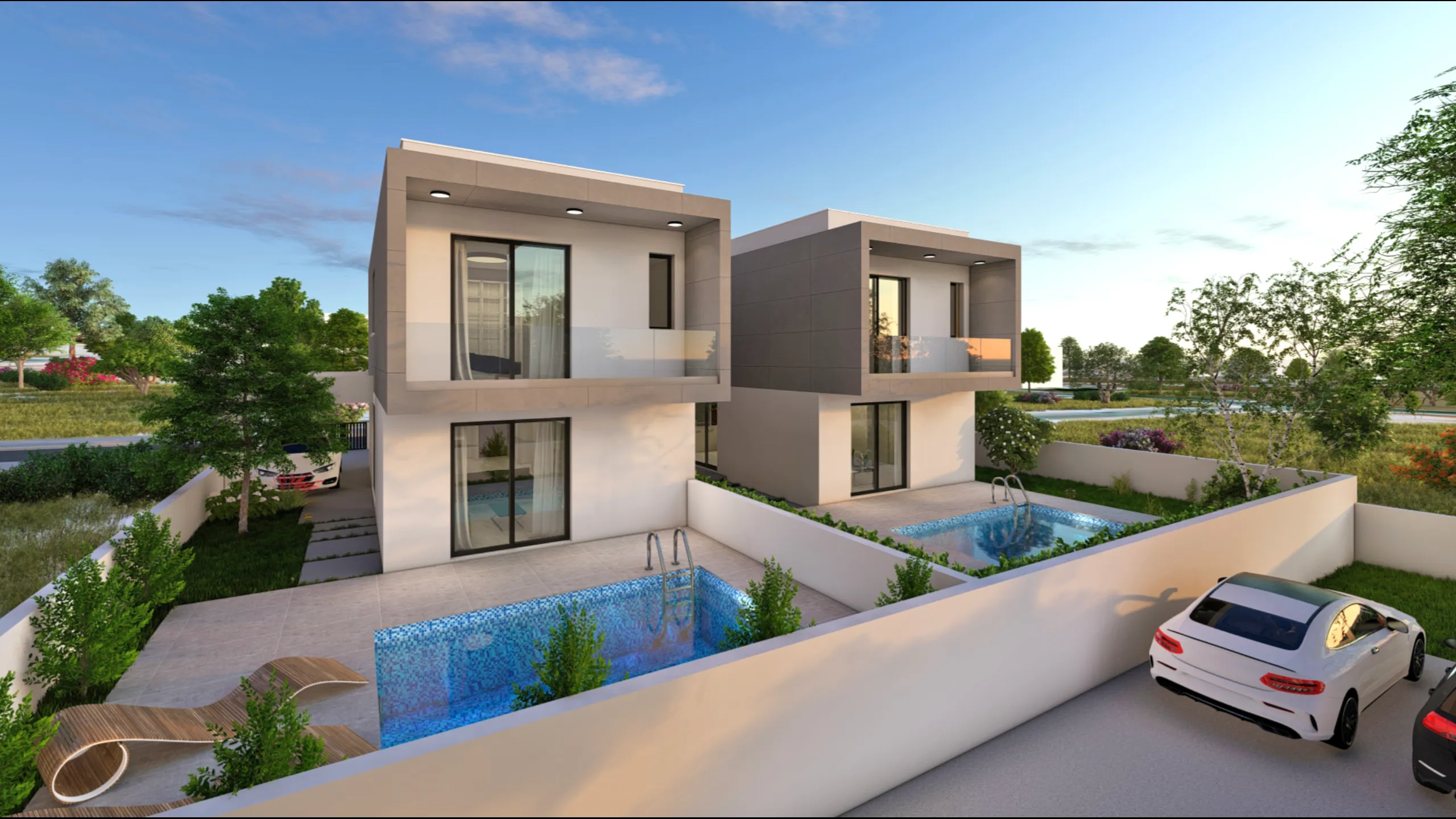 Modern apartments and villas with two-three bedrooms, center, Paphos 1
