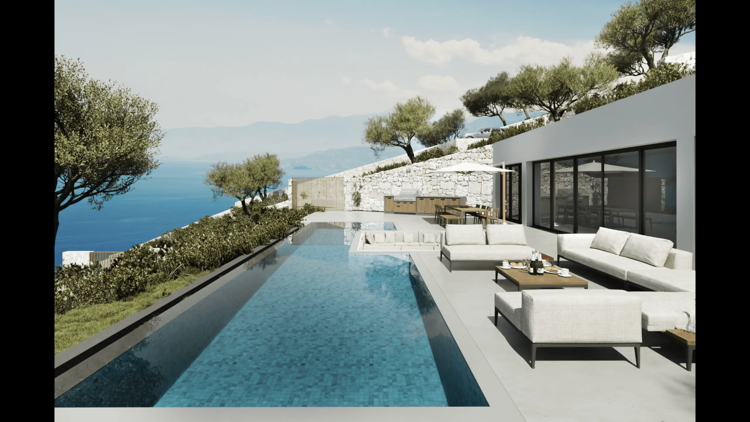 Luxury villa with 4 bedrooms, Lefkada  1