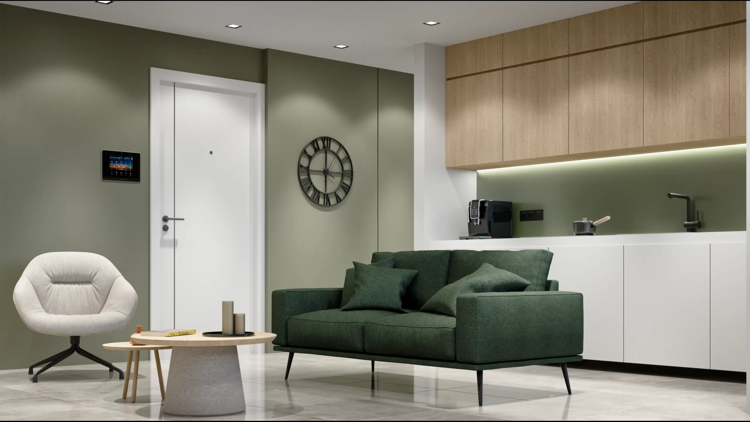 Апартаменты в современном стиле с 1-2 спальнями, Кукаки, Афины 8