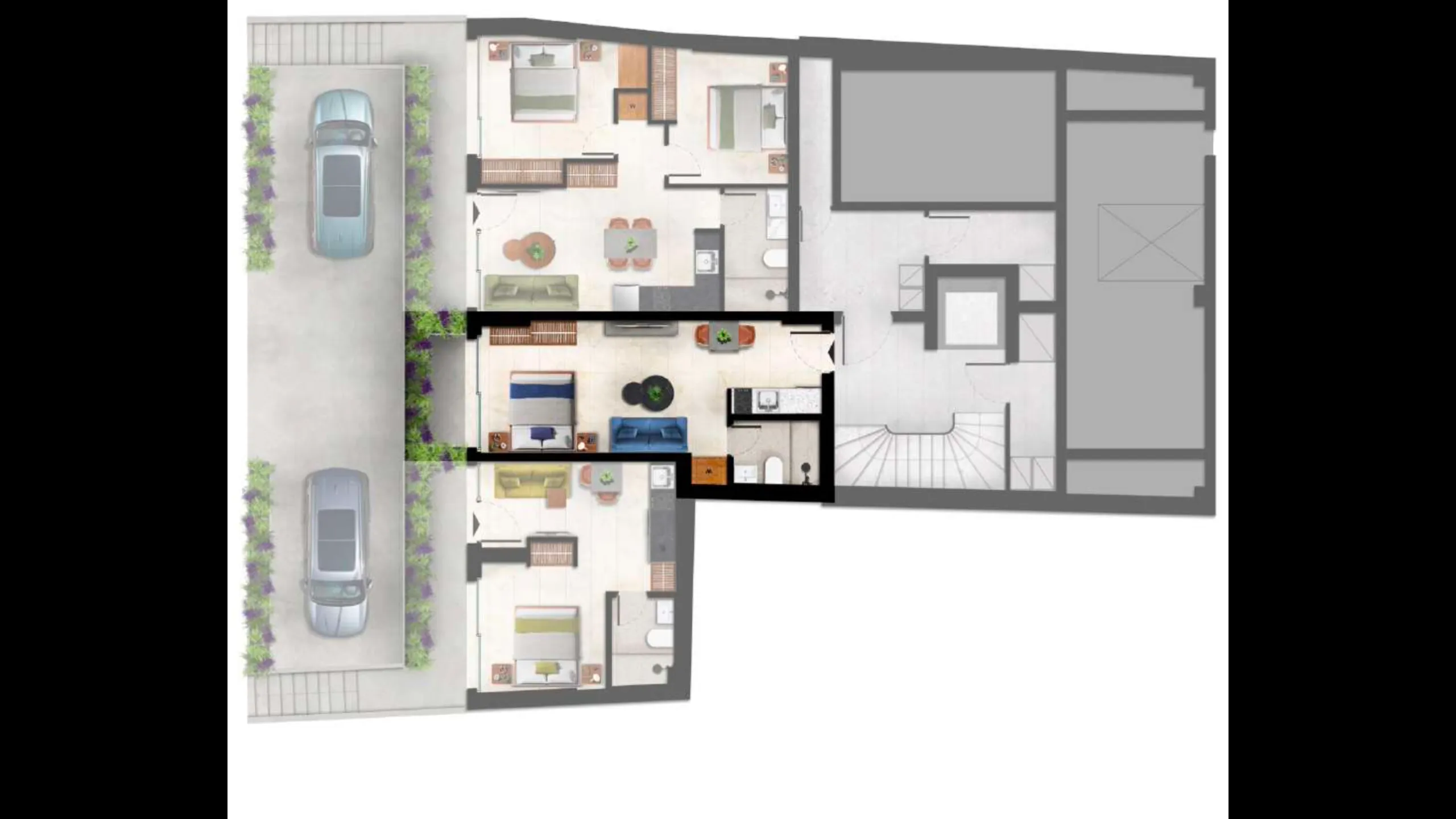 Апартаменты в современном стиле с 1-2 спальнями, Кукаки, Афины 21
