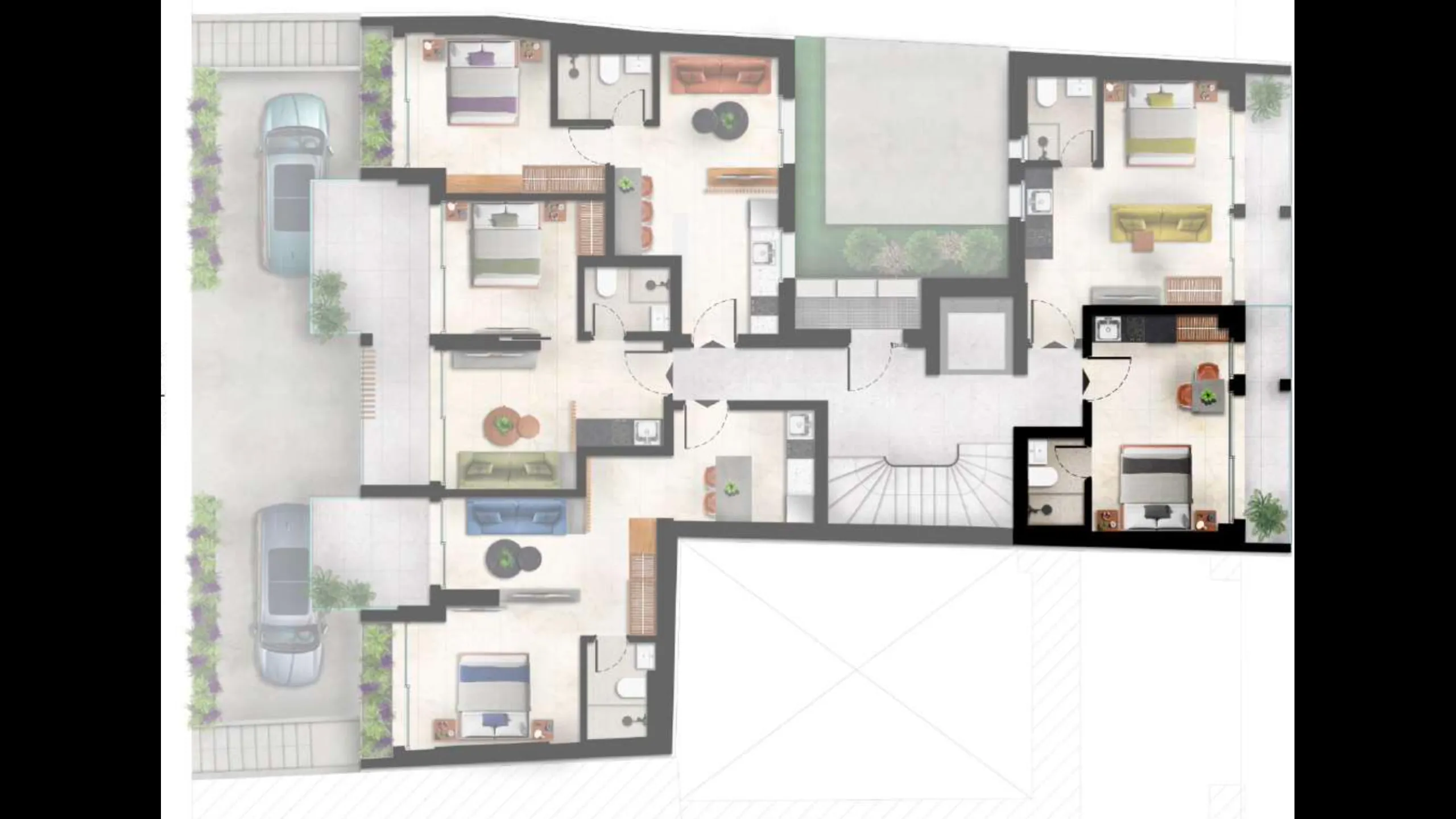 Апартаменты в современном стиле с 1-2 спальнями, Кукаки, Афины 24