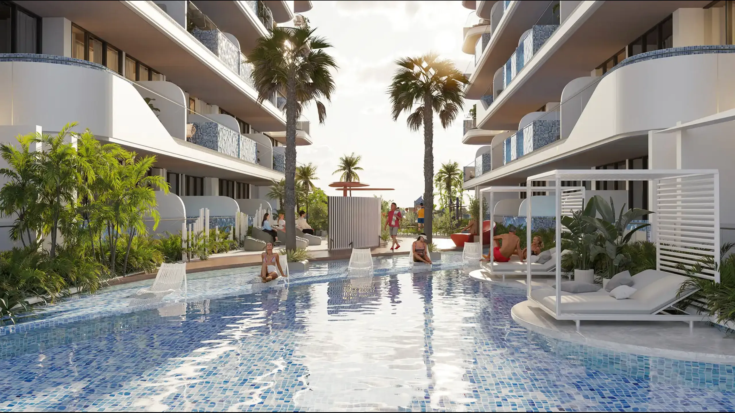 Comfortable apartments with 1-4 bedrooms and private pools, Dubai Islands, Dubai 1