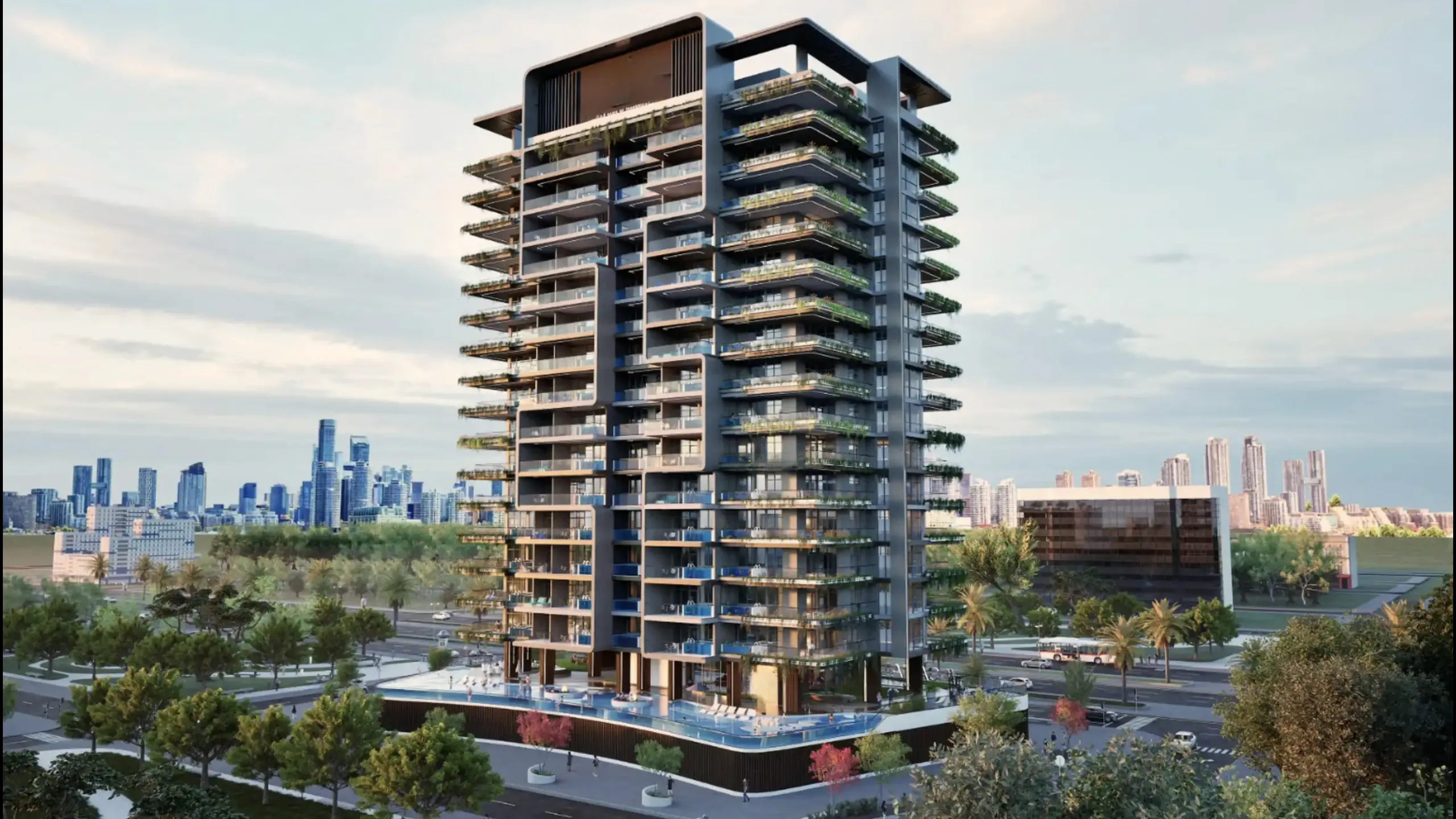 Large apartments with 1-2 bedrooms and private pools, Dubailand, Dubai 1