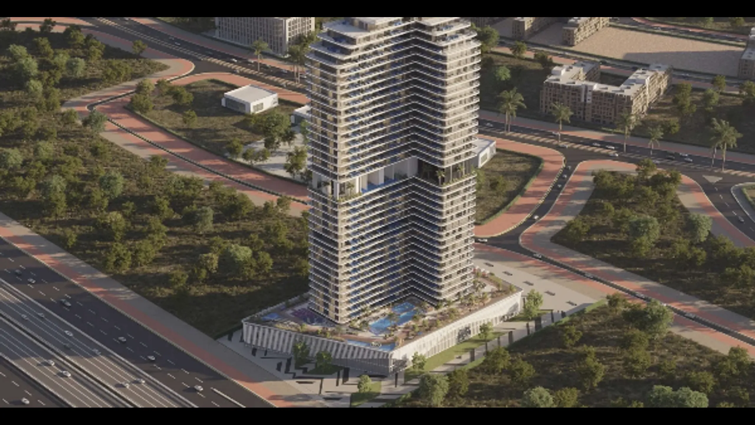 Comfortable apartments with 1-2 bedrooms and private pools, Dubailand, Dubai 1