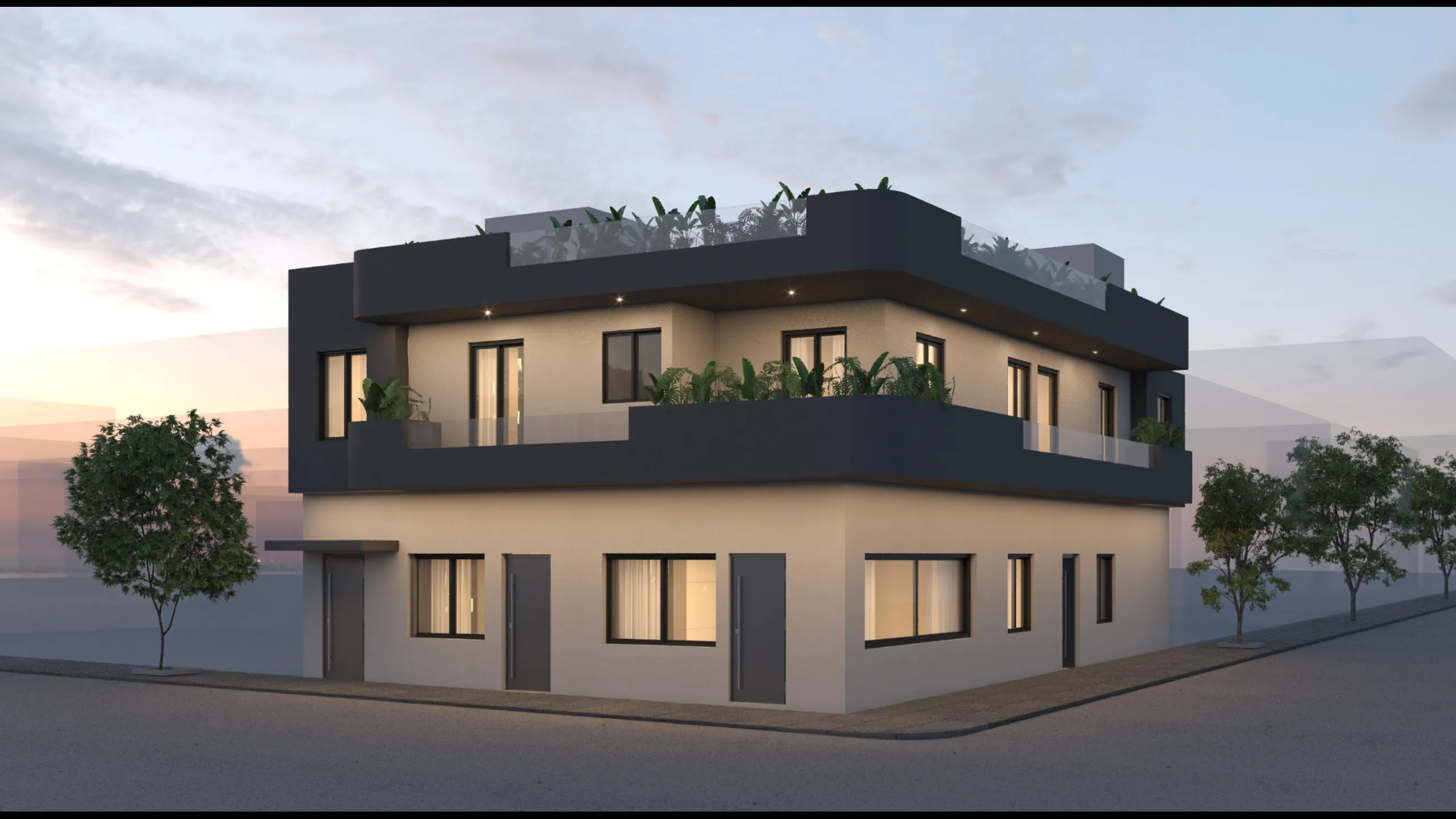 Аpartments in modern style with 1 bedroom, Piraeus, Athens 1