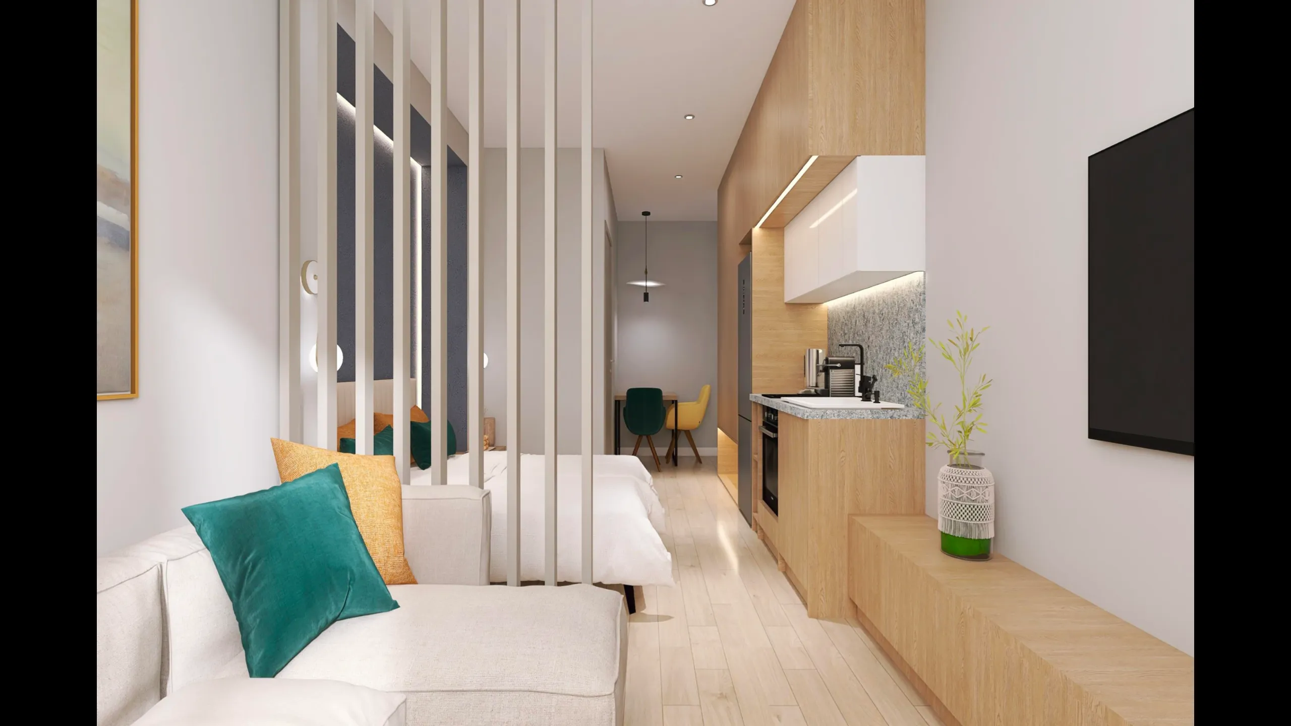 Apartments with 1 bedroom in modern style, Piraeus 6