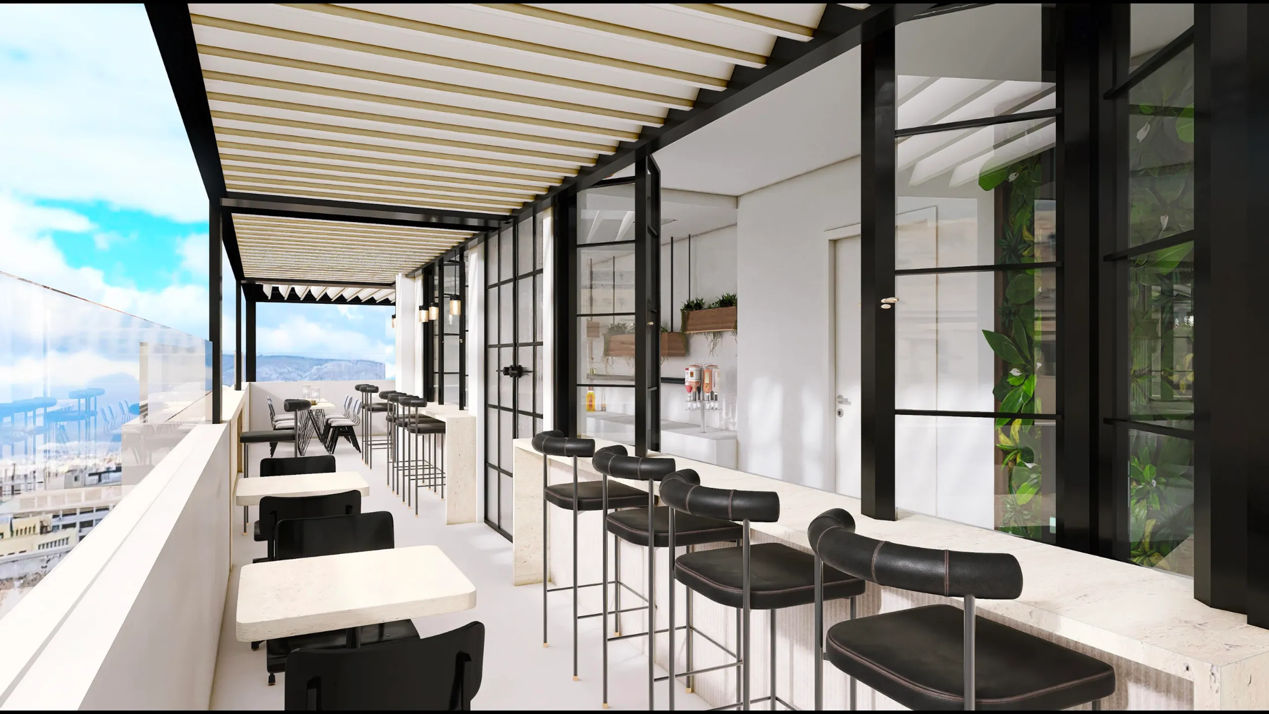 Apartments with 1 bedroom in modern style, Piraeus 12