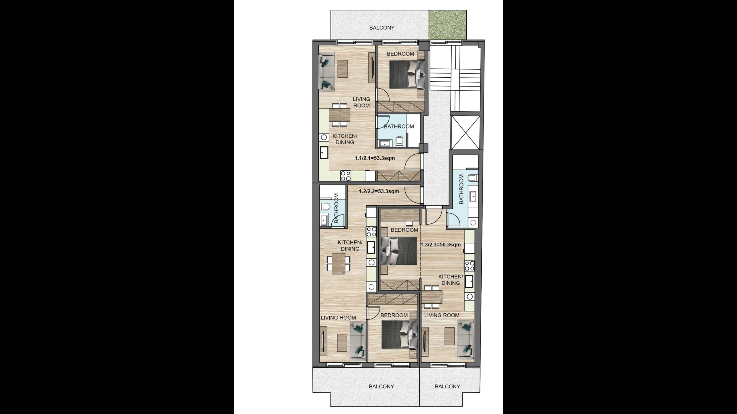 Комфортные апартаменты с 1 спальней, Неа-Иония, Афины 13