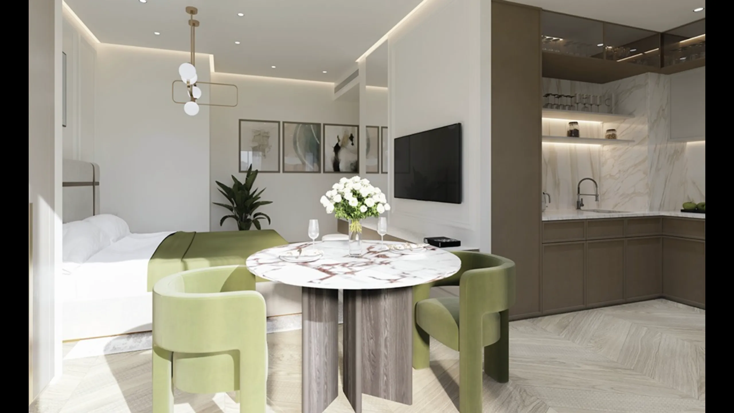 Cosy apartments with 1 bedroom, Jumeirah Village Triangle, Dubai 2