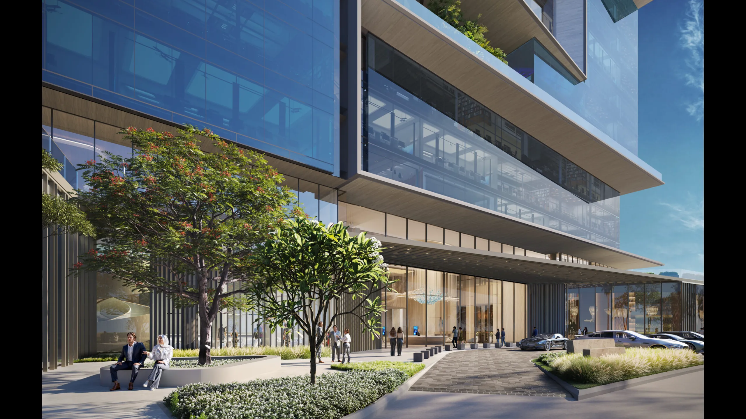 Luxury office building, Motor City, Dubai 3