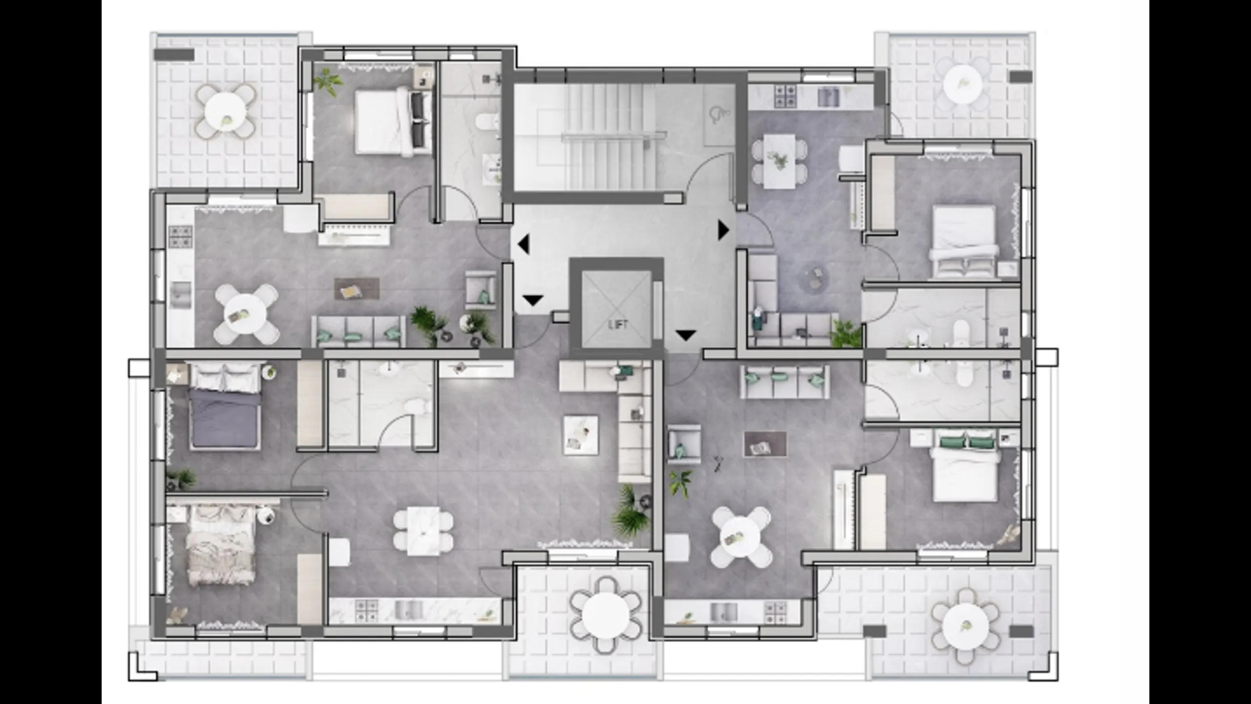 Comfortable apartments with 2 bedrooms, Trachoni, Limassol 19