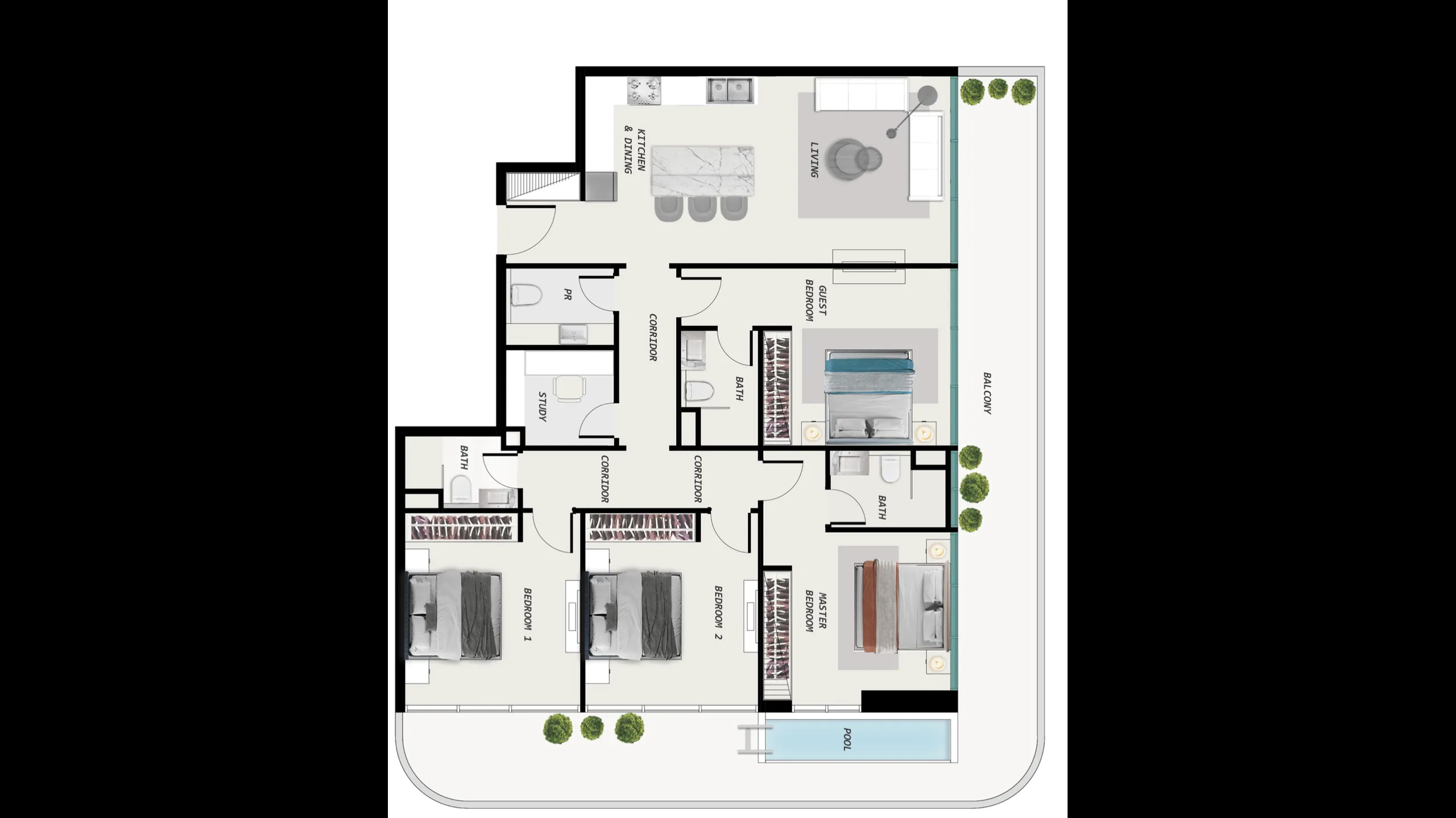 Elegant 1-4 bedroom apartments with private pools, Dubai Islands, Dubai 19