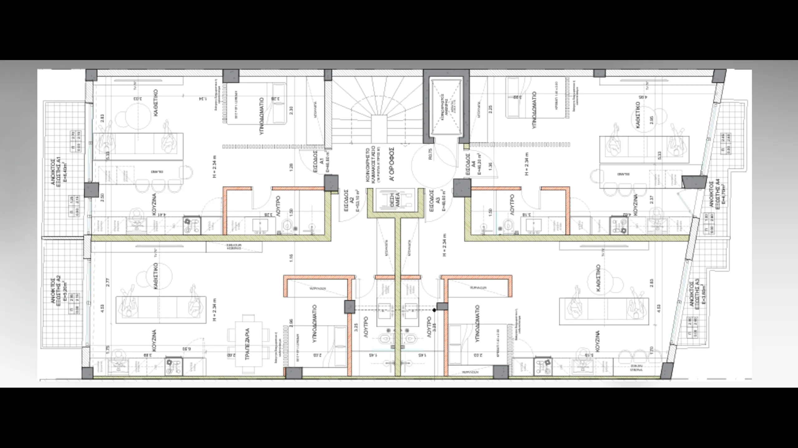 Apartments in modern style, Piraeus, Athens 6