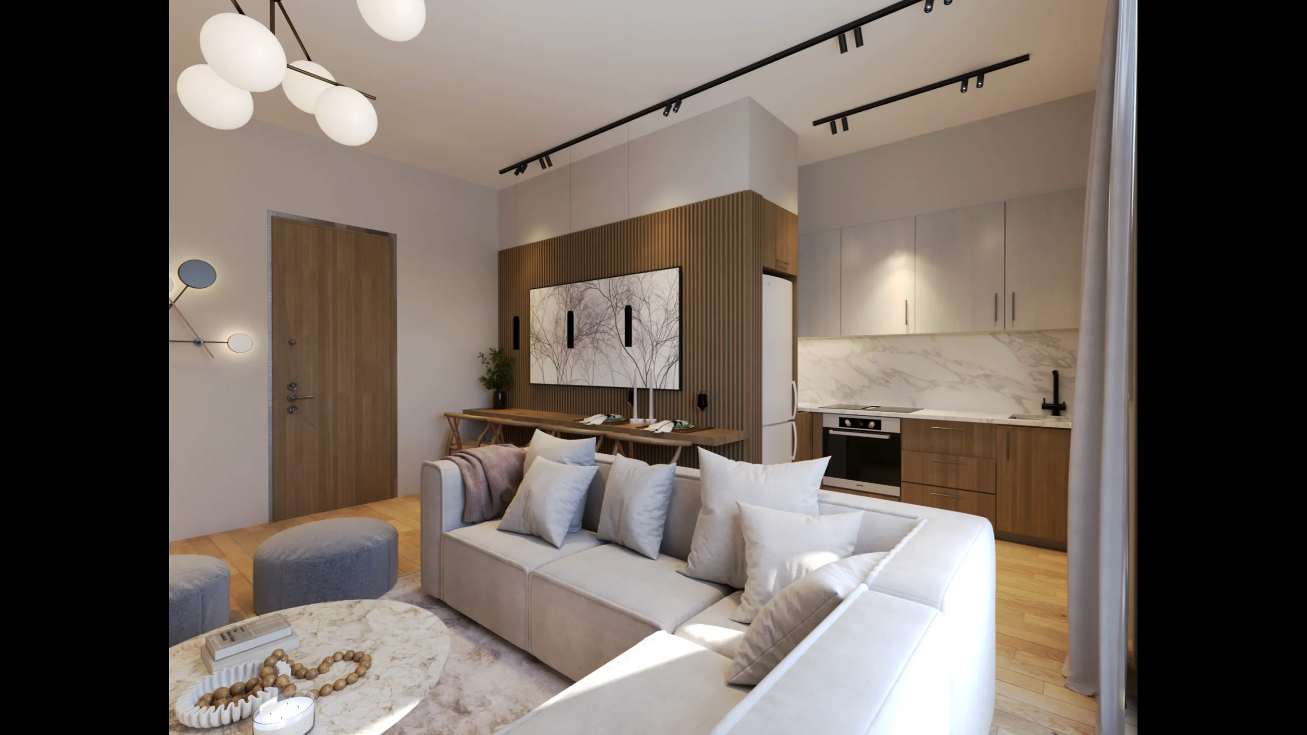 Apartments in modern style, Tavros, Athens 8