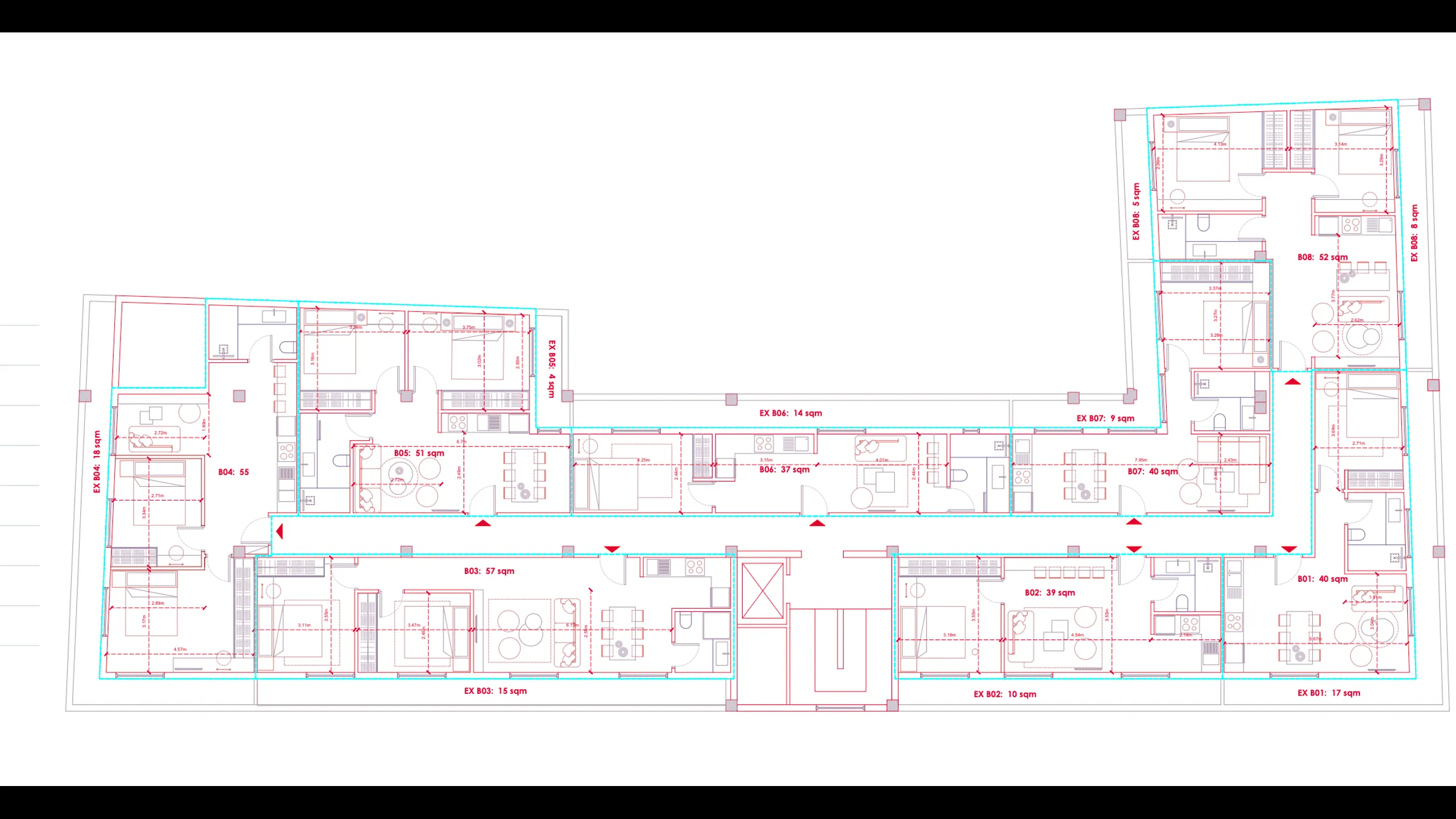 Apartments in modern style, Tavros, Athens 15