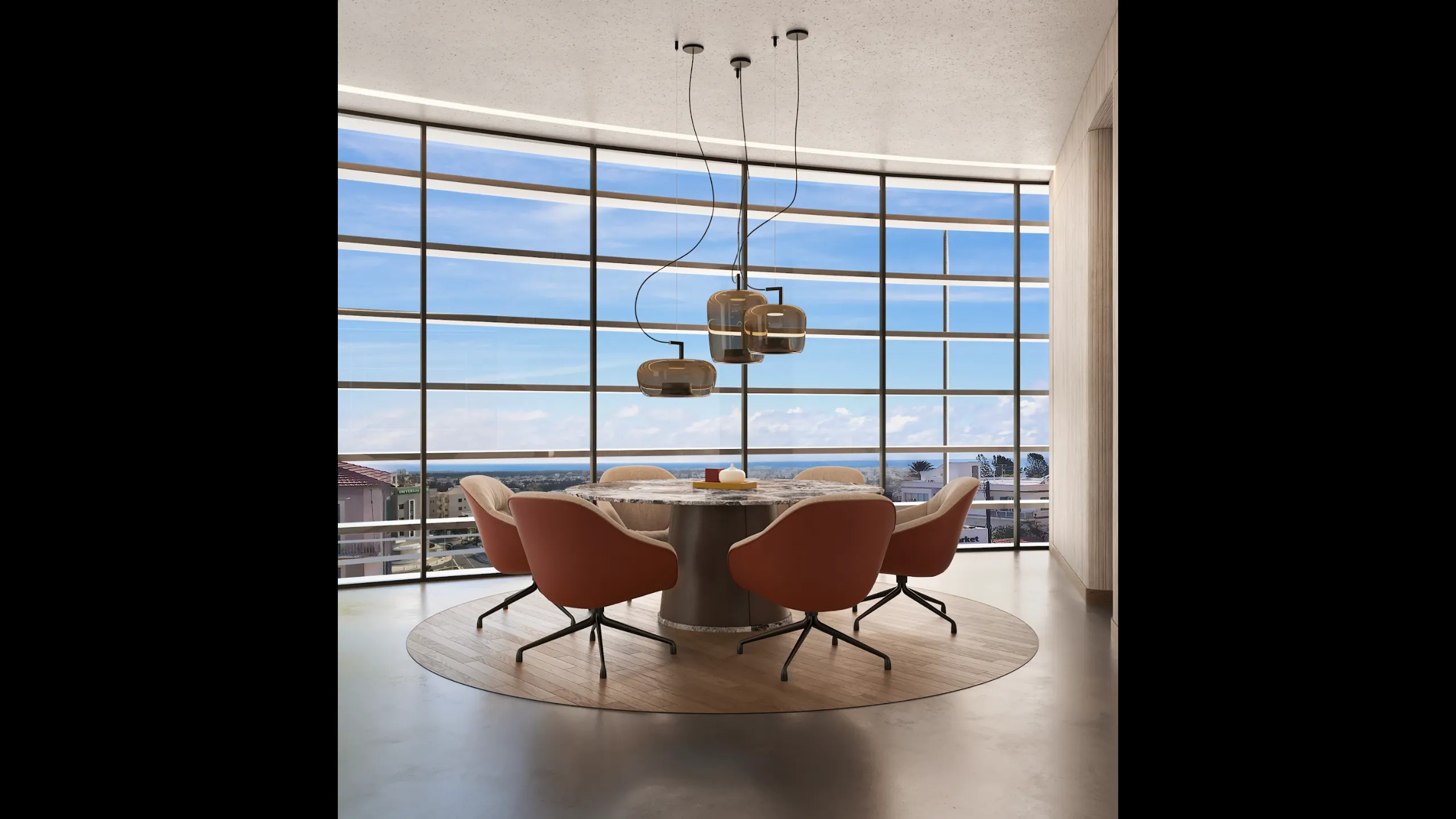 Современные офисы, магазин и ресторан, центр Пафоса 9