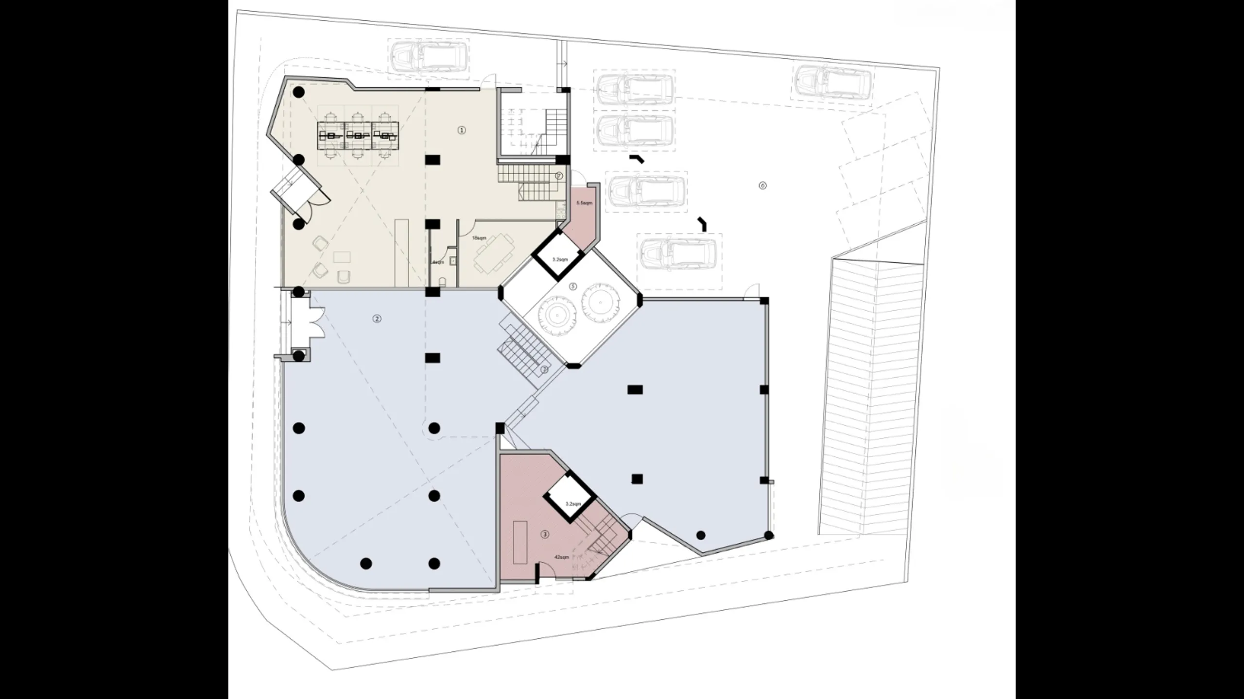 Современные офисы, магазин и ресторан, центр Пафоса 13