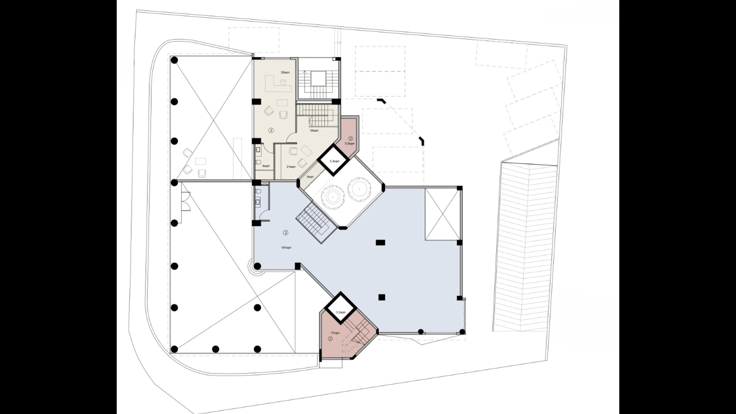 Современные офисы, магазин и ресторан, центр Пафоса 12