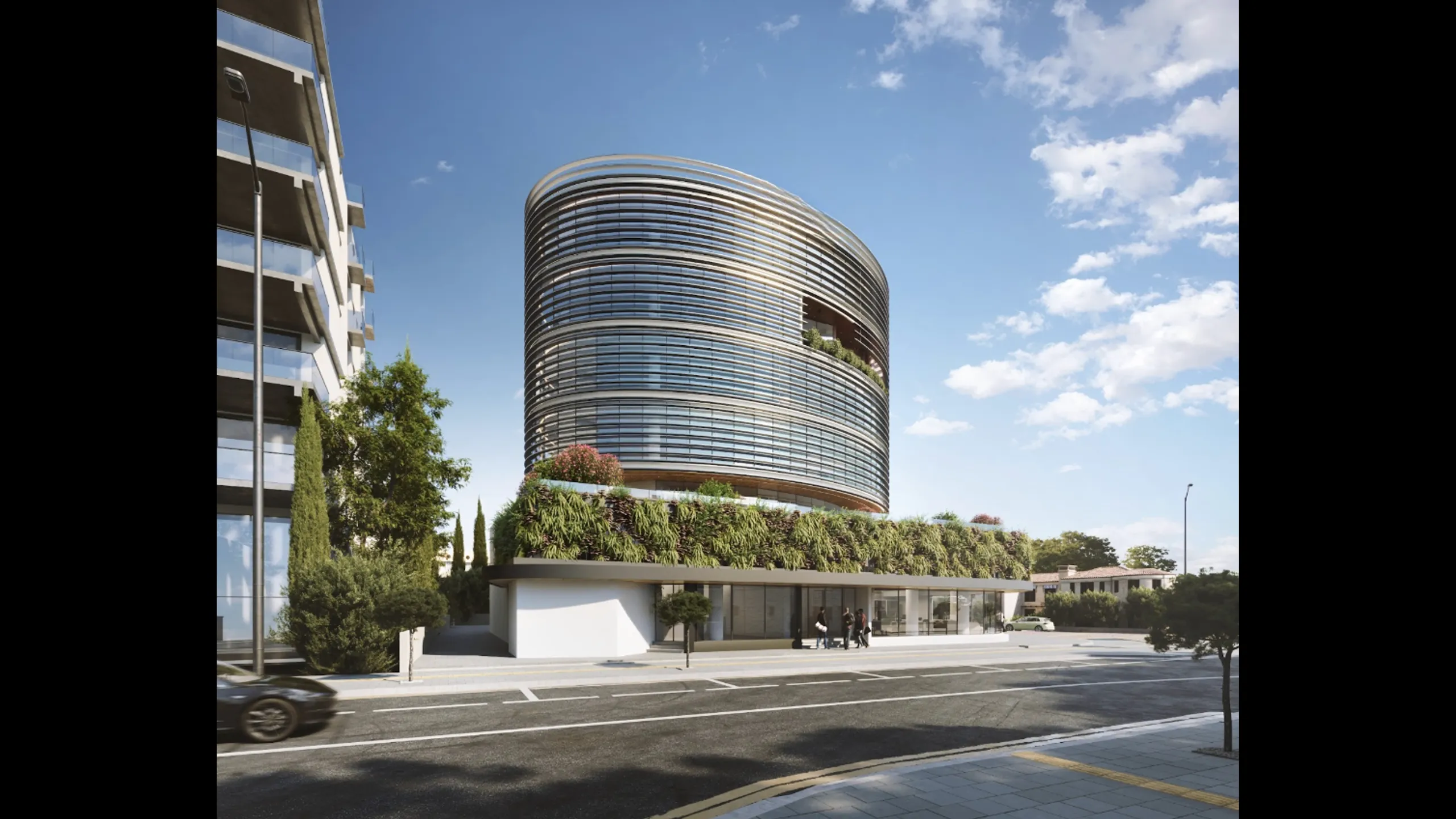 Современные офисы, магазин и ресторан, центр Пафоса 2