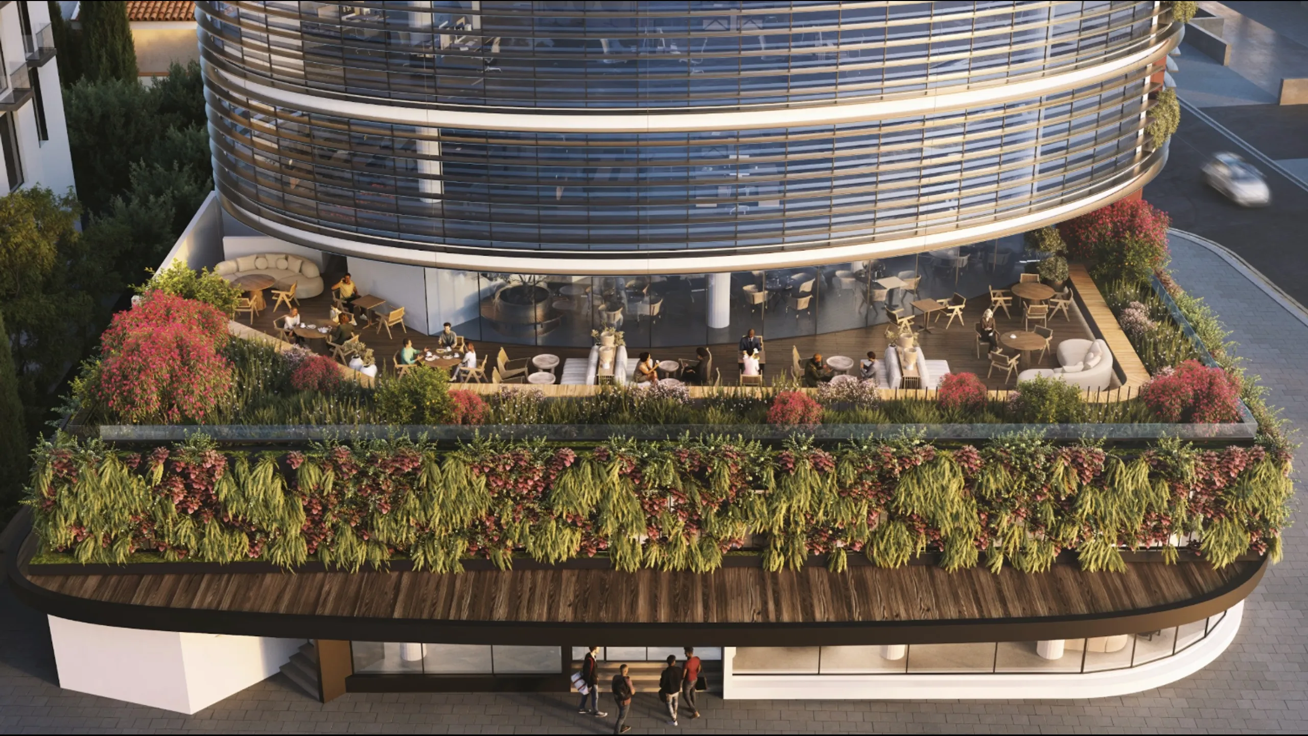 Современные офисы, магазин и ресторан, центр Пафоса 3