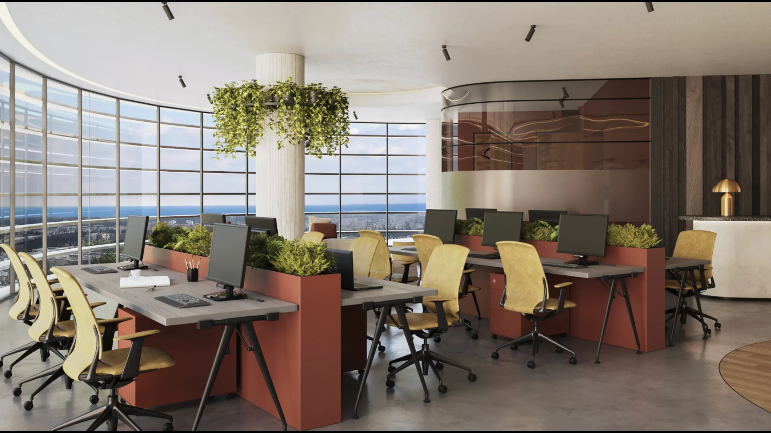 Современные офисы, магазин и ресторан, центр Пафоса 5