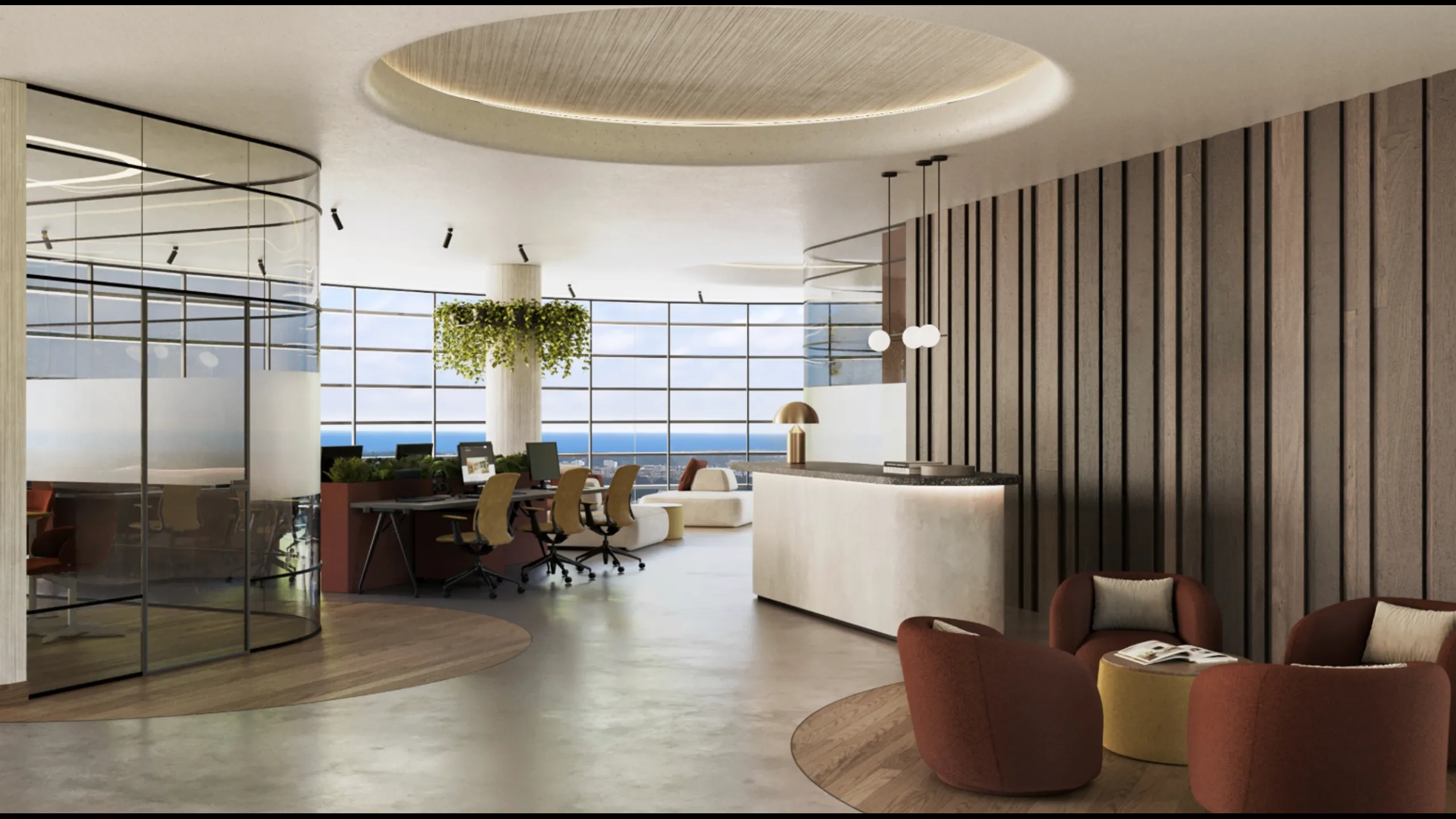 Современные офисы, магазин и ресторан, центр Пафоса 8