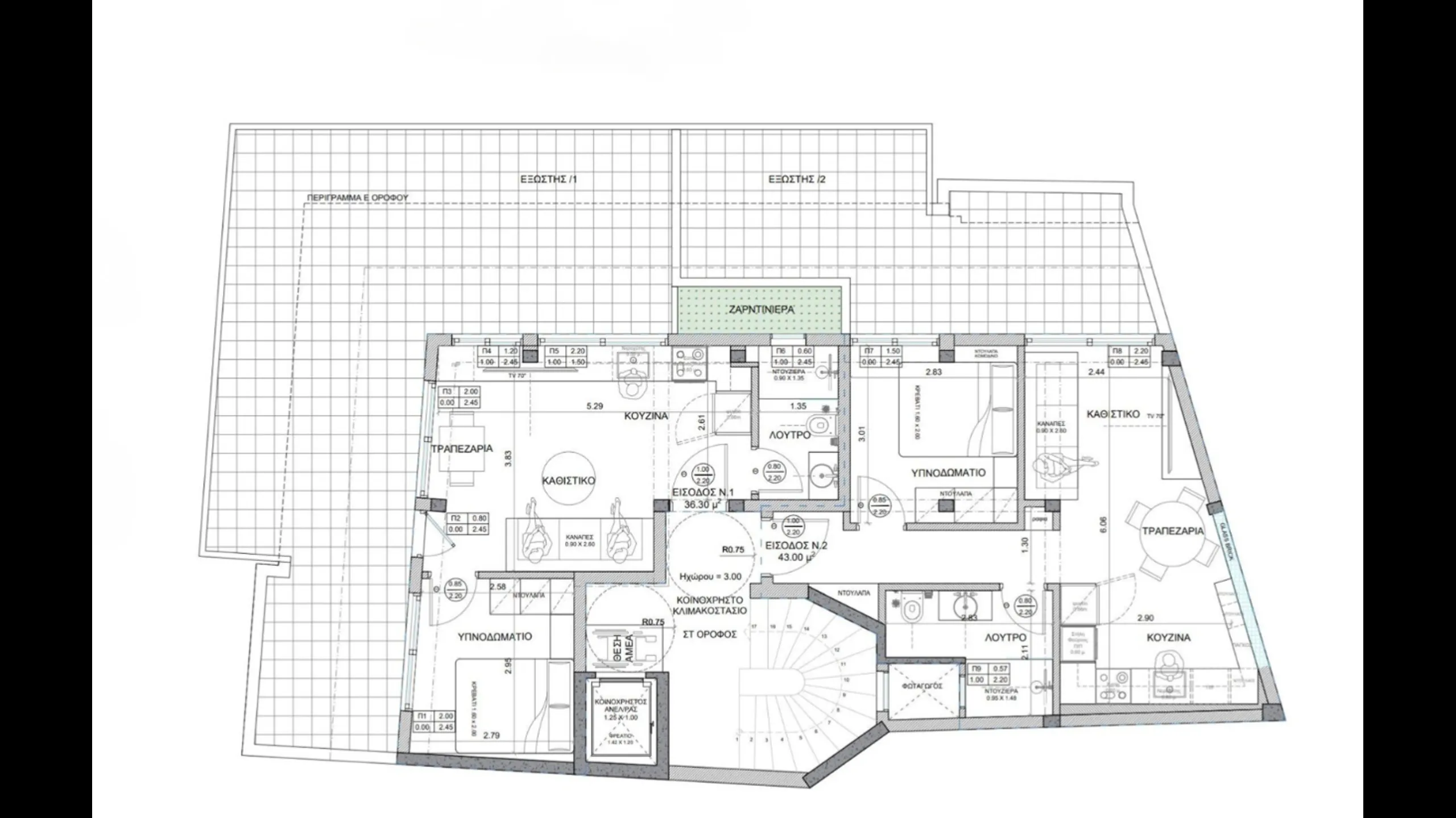 Serviced apartments and commercial premises, center of Athens 13