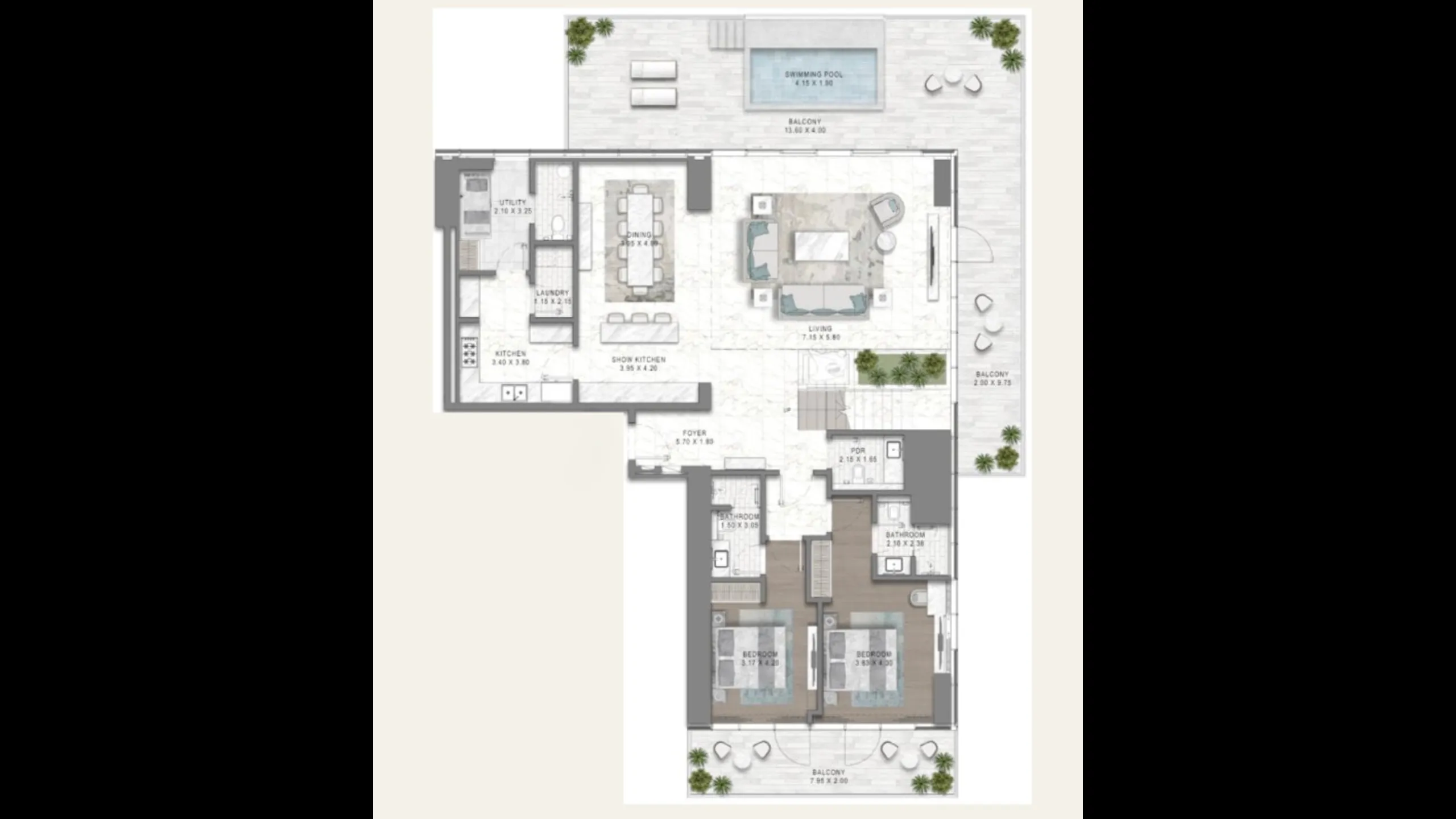 Luxury 1-3 bedroom apartments, Sheikh Zayed Road, Dubai 17