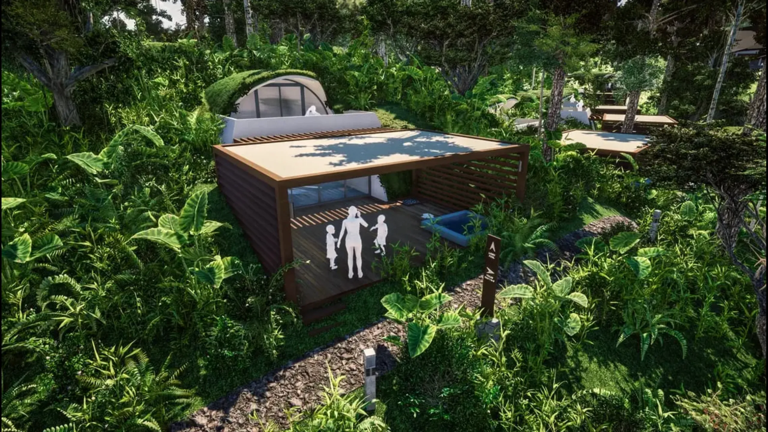 Share in the hotel complex of 72 eco-cottages in the rainforest 3