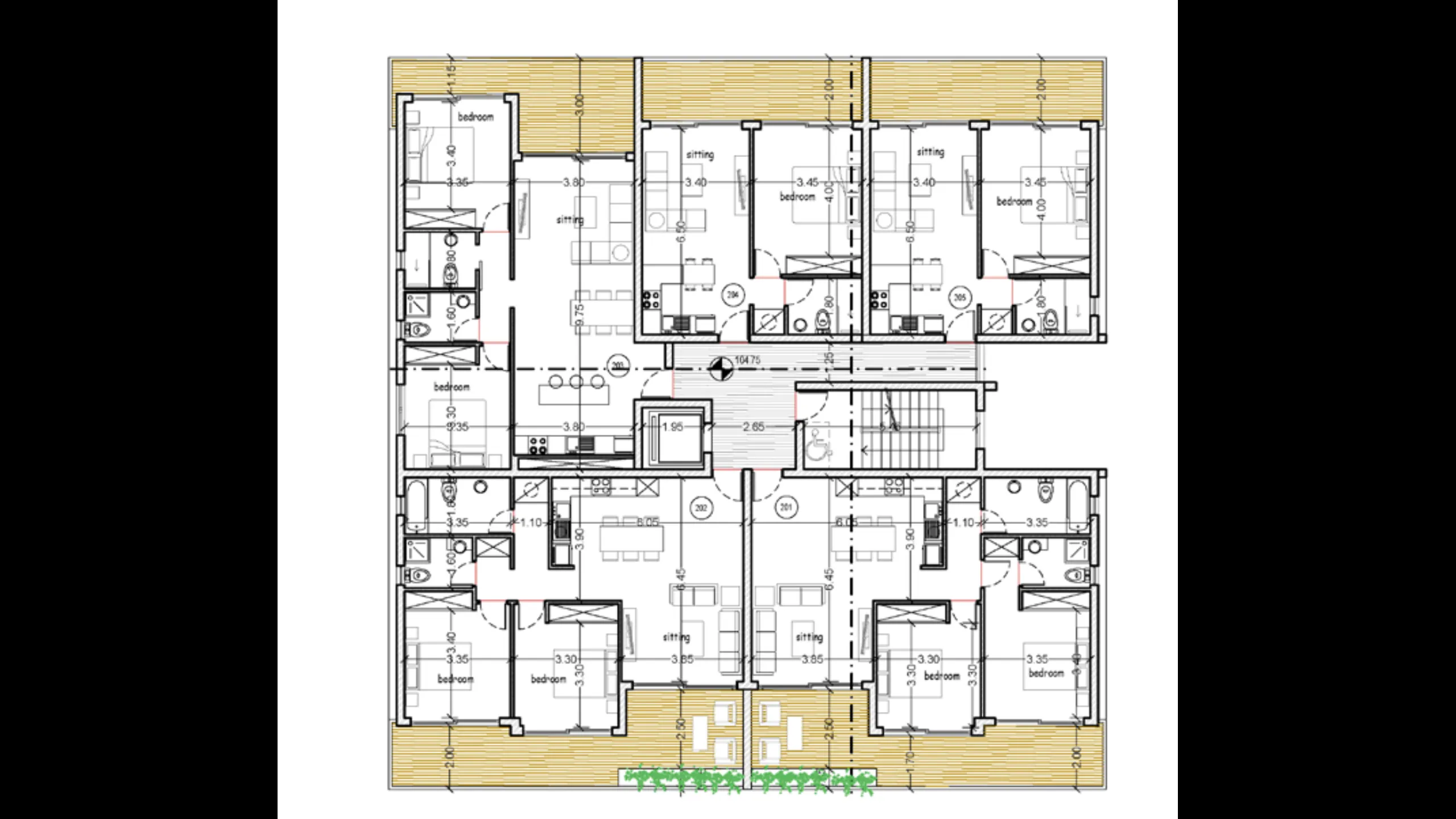 Furnished apartment in new project with swimming pool 12
