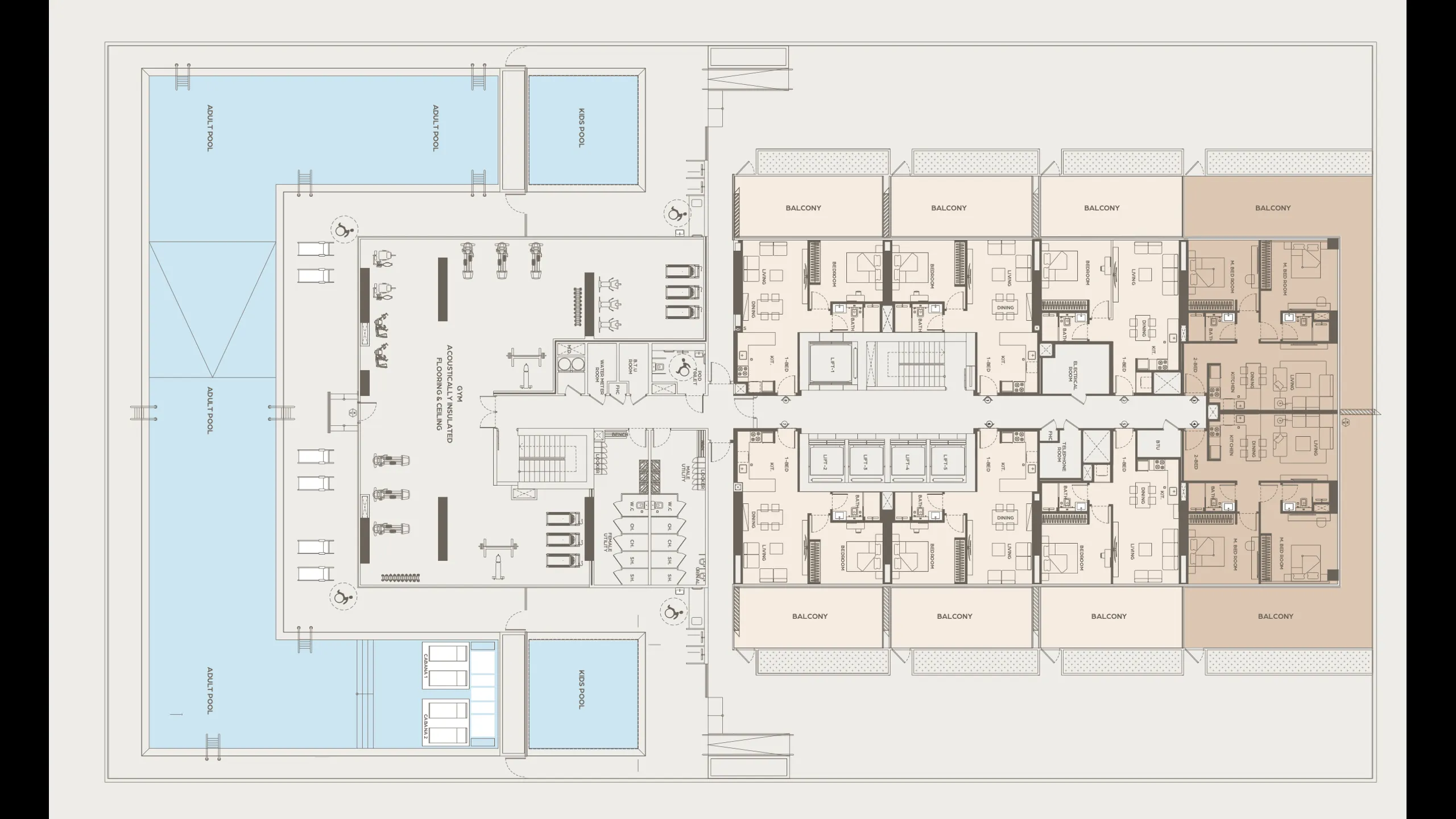 Comfortable and stylish apartments, Al Jaddaf, Dubai 28
