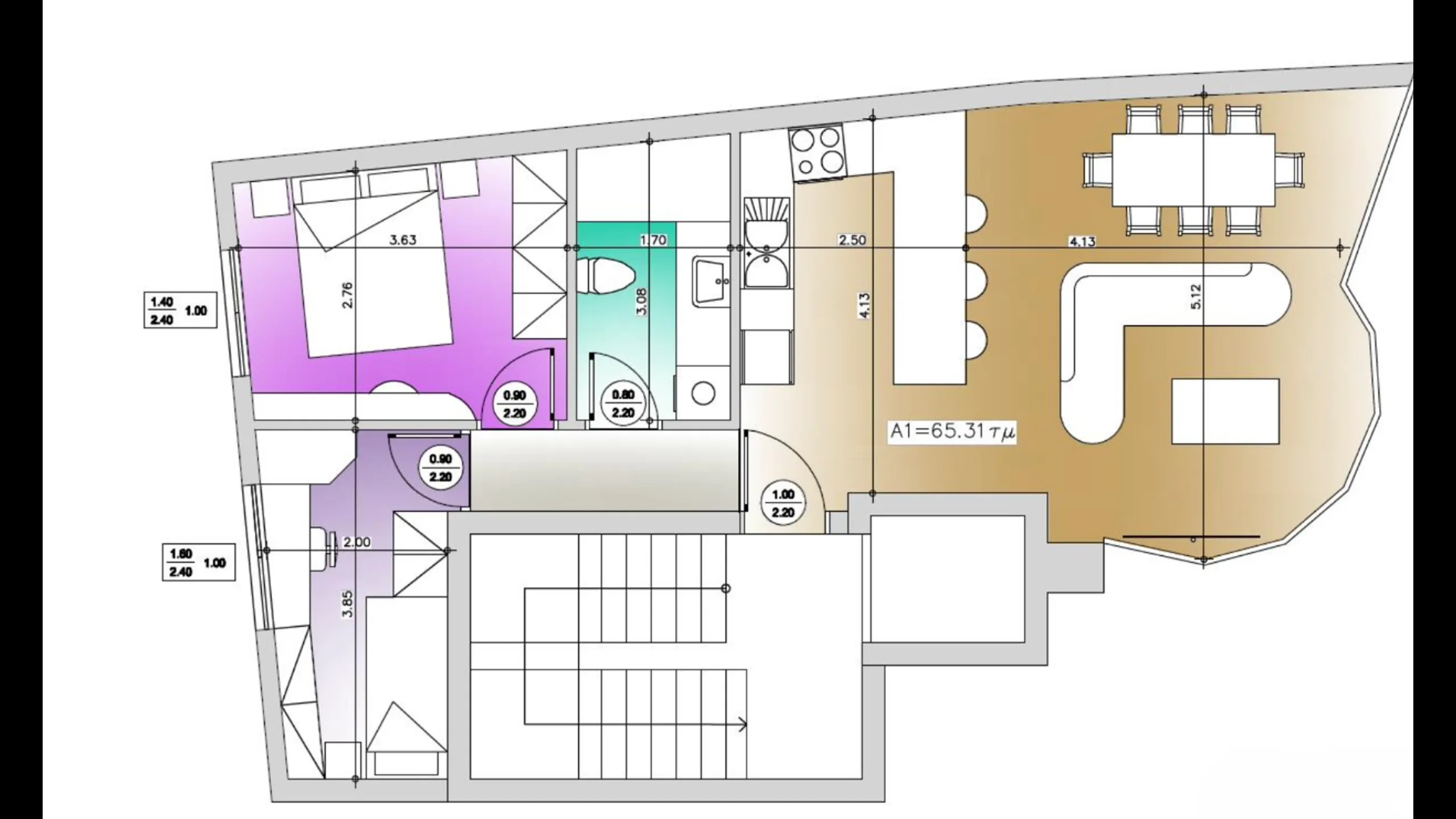 Apartments in modern style, Markopoulo, Athens 15