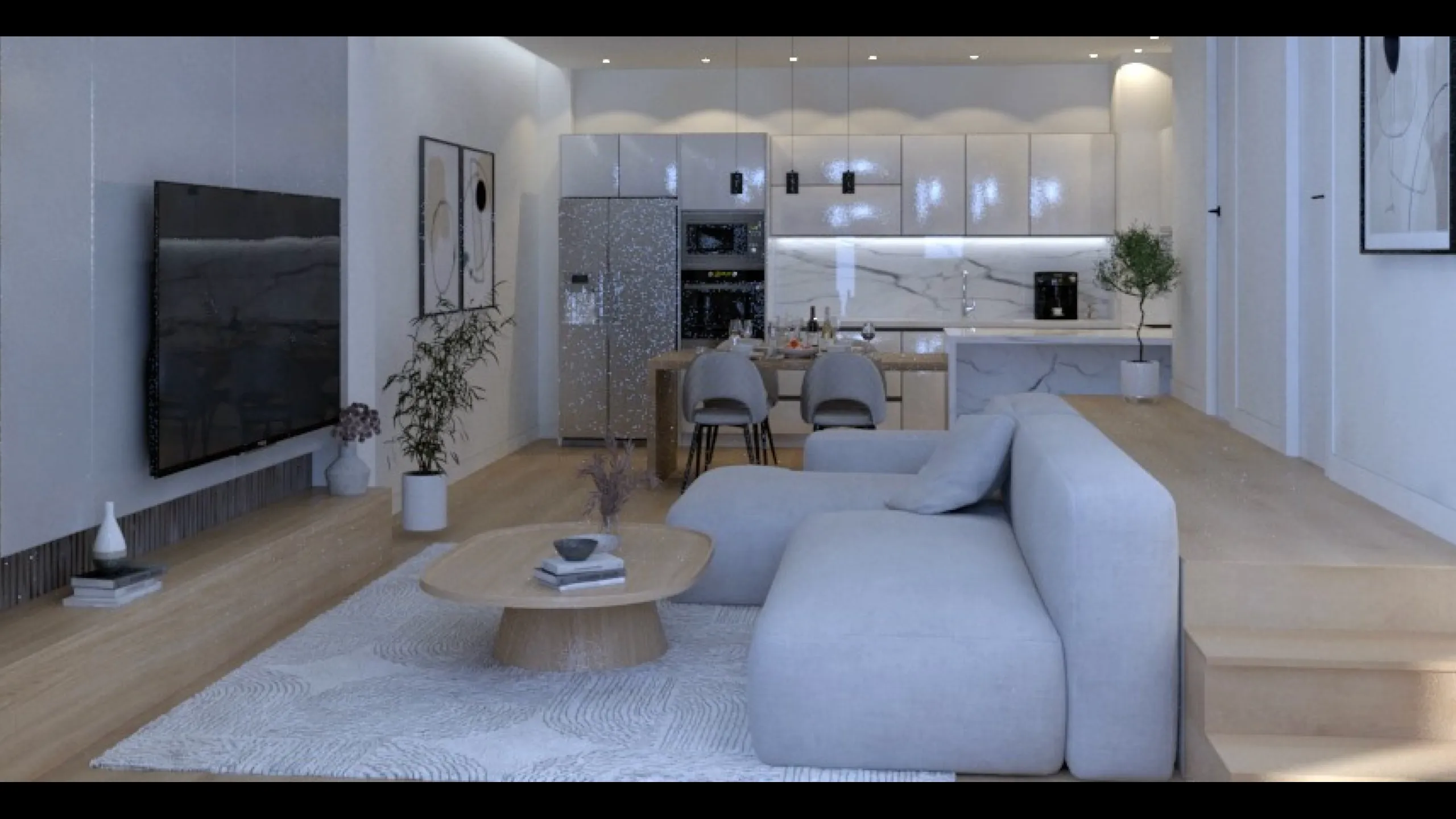 Стильные апартаменты с 1 спальней, Пирей 5