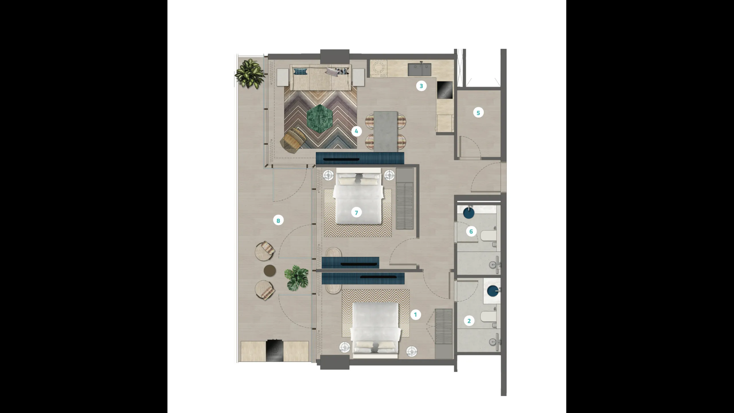 Designer apartments, Al Marjan Island, Ras Al Khaimah 14