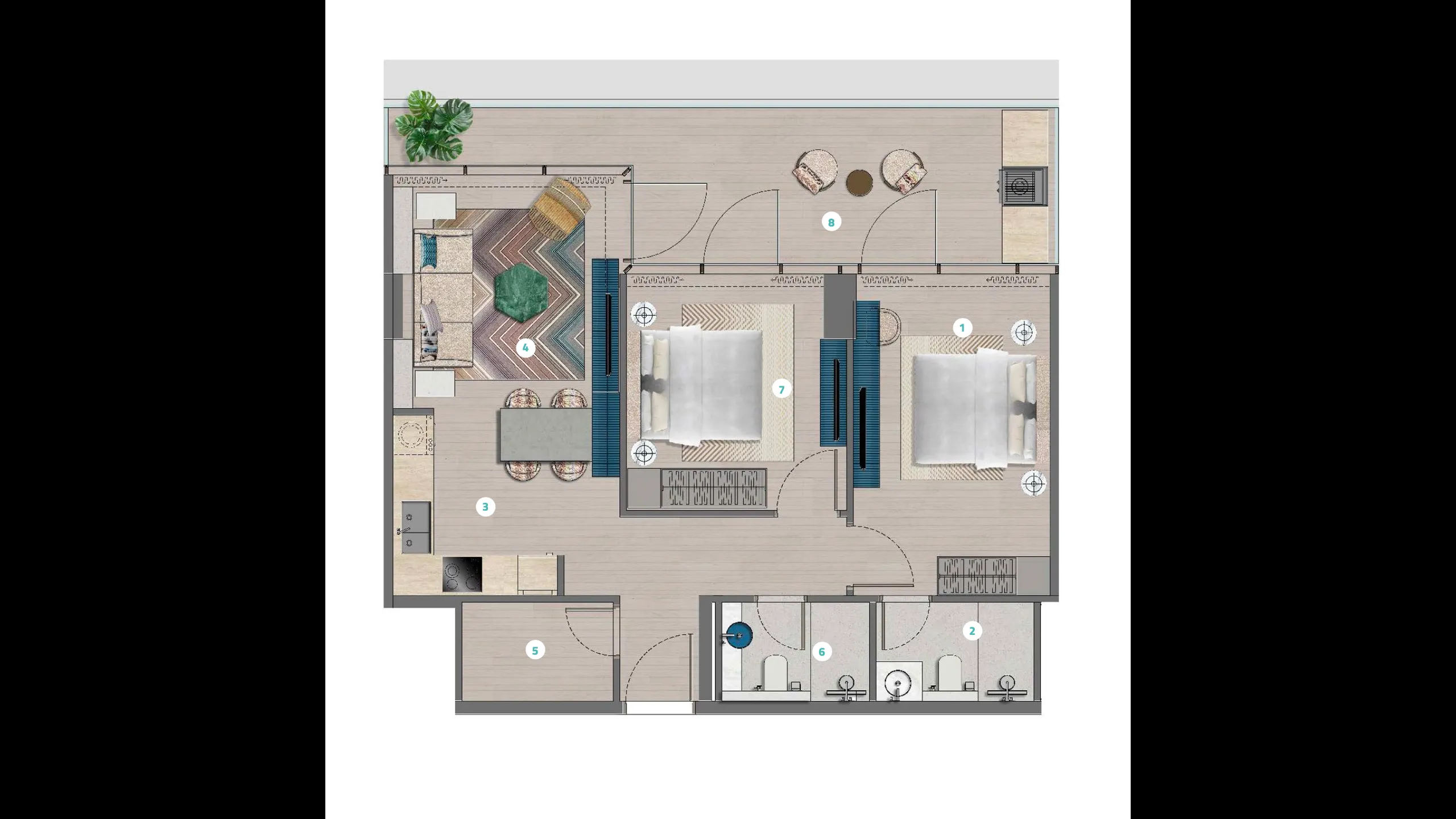 Designer apartments, Al Marjan Island, Ras Al Khaimah 16