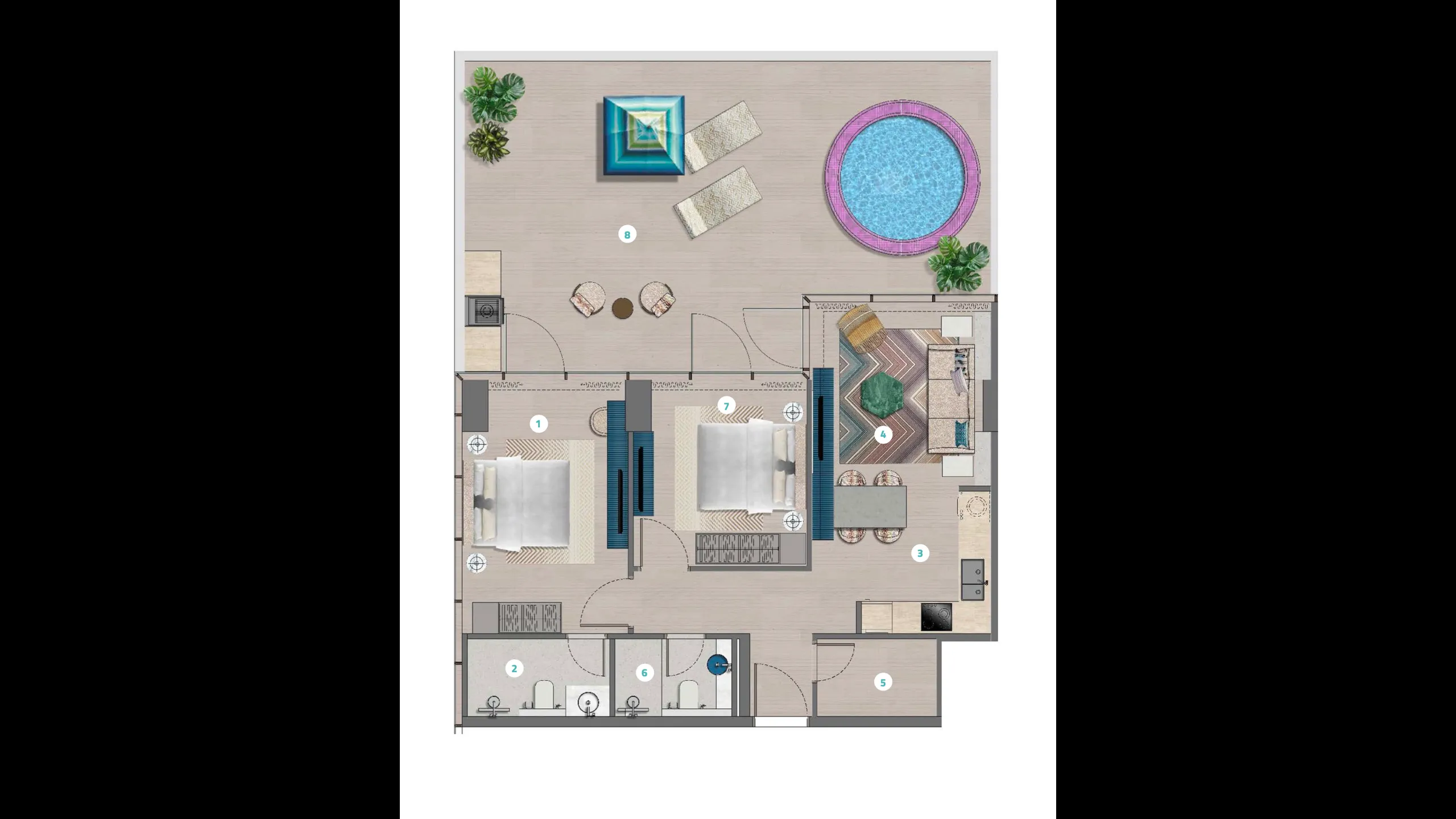 Designer apartments, Al Marjan Island, Ras Al Khaimah 13