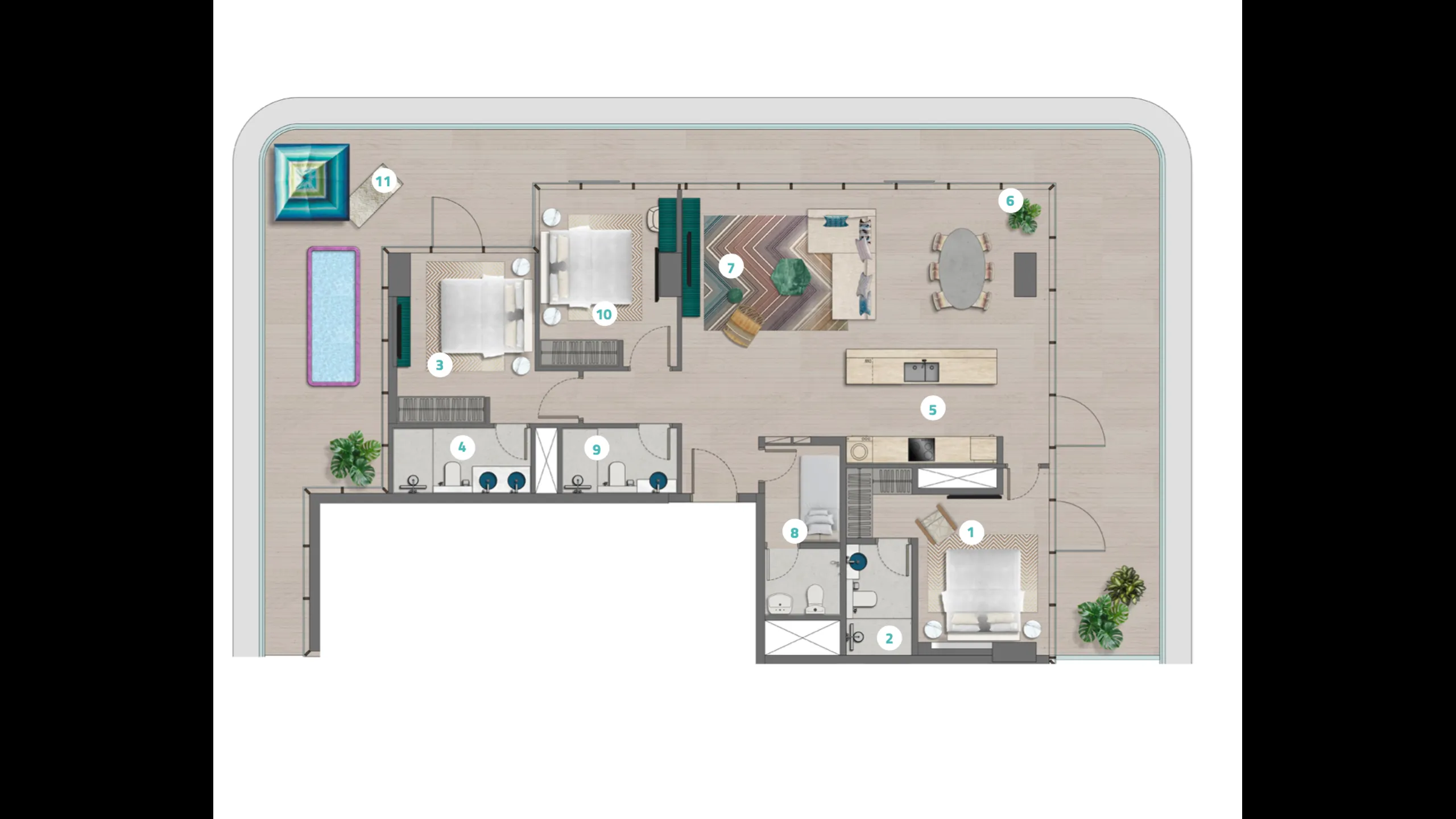 Designer apartments, Al Marjan Island, Ras Al Khaimah 15