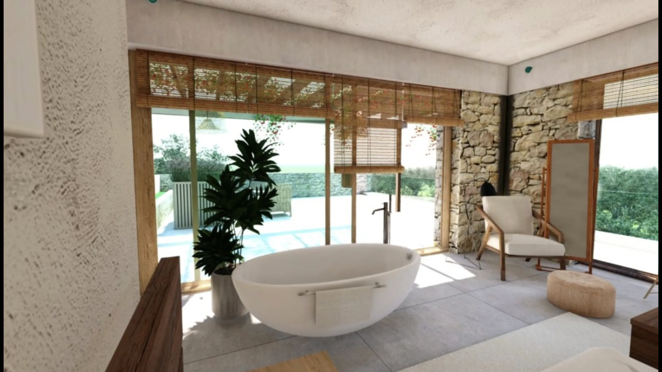 Luxury villa in modern style, Koroni 9