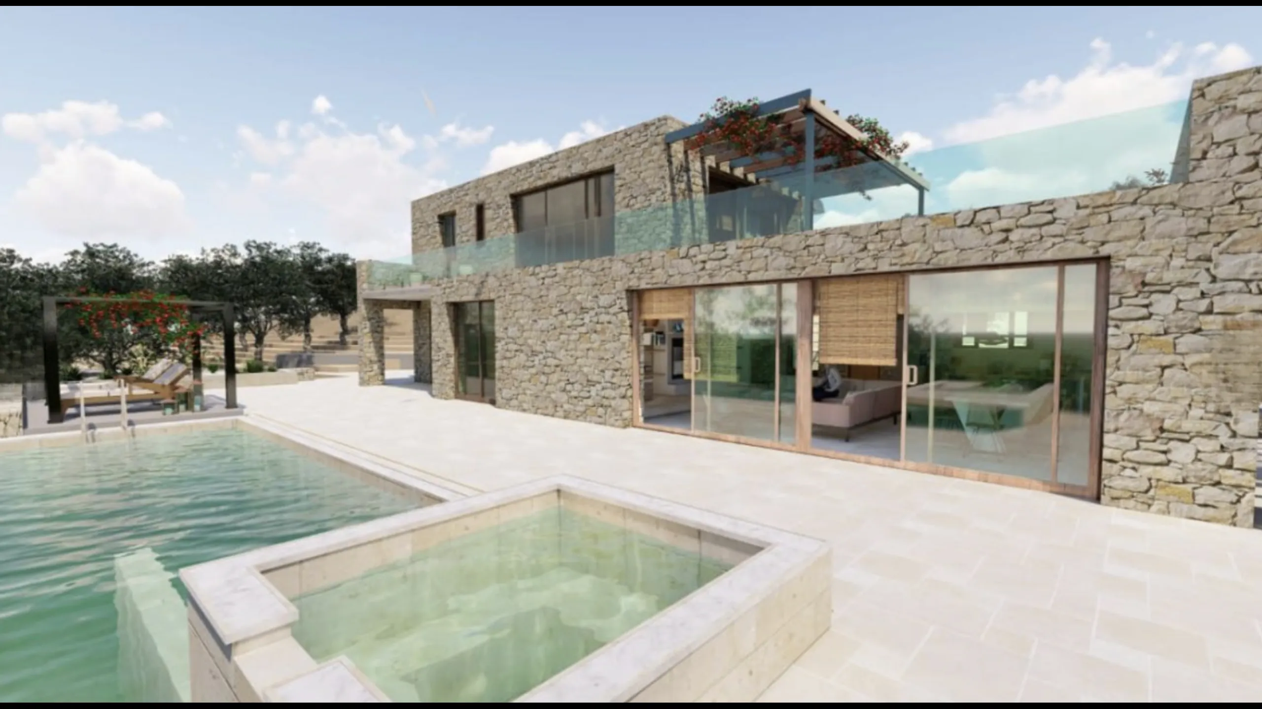 Luxury villa in modern style, Koroni 2