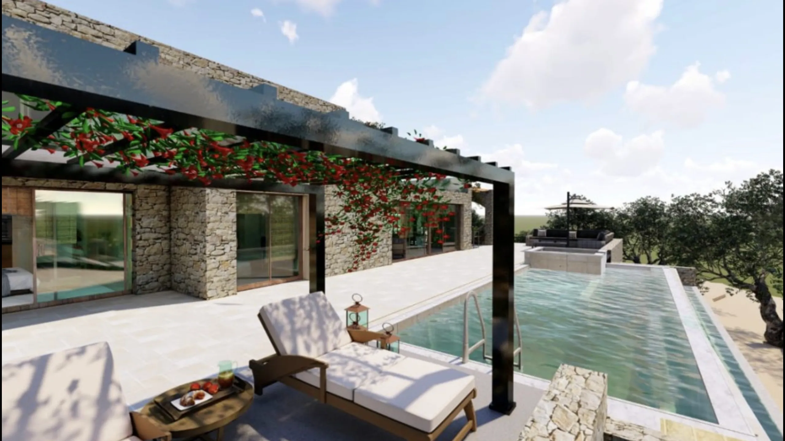 Luxury villa in modern style, Koroni 1