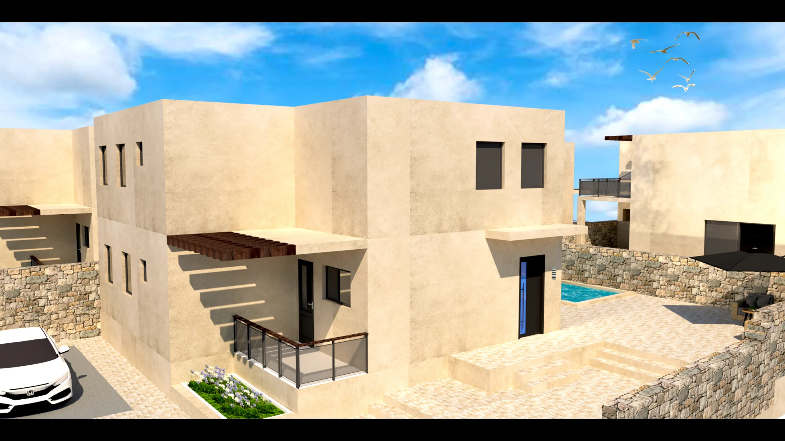 Villas in modern style, Platanias, Crete 3
