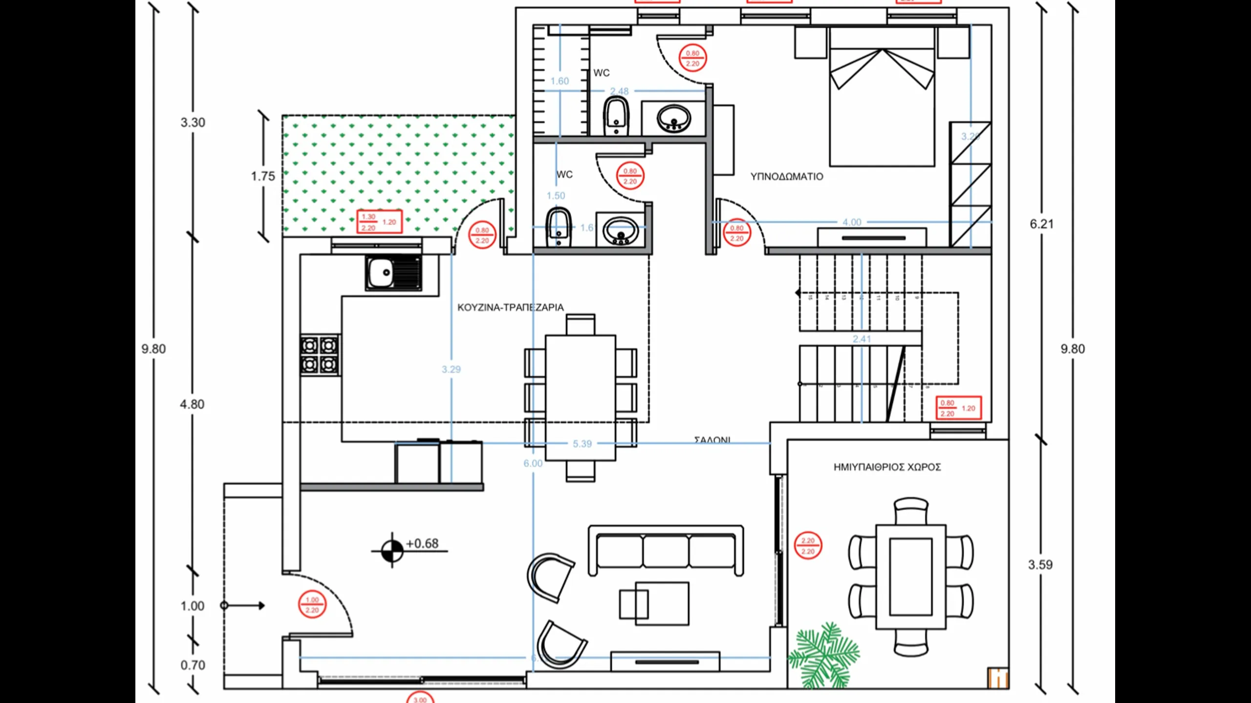 Villas in modern style, Platanias, Crete 8