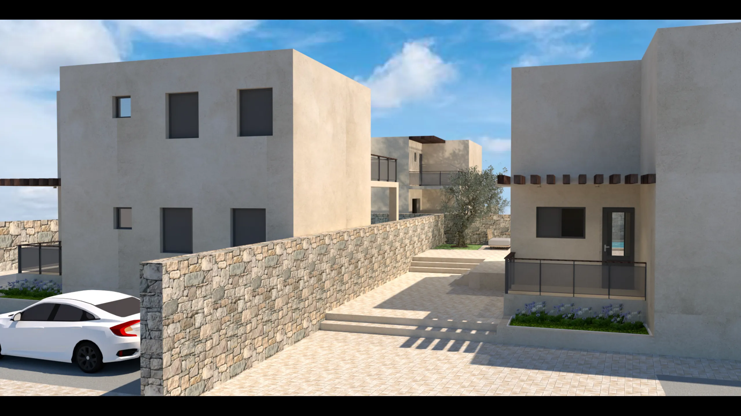 Villas in modern style, Platanias, Crete 2