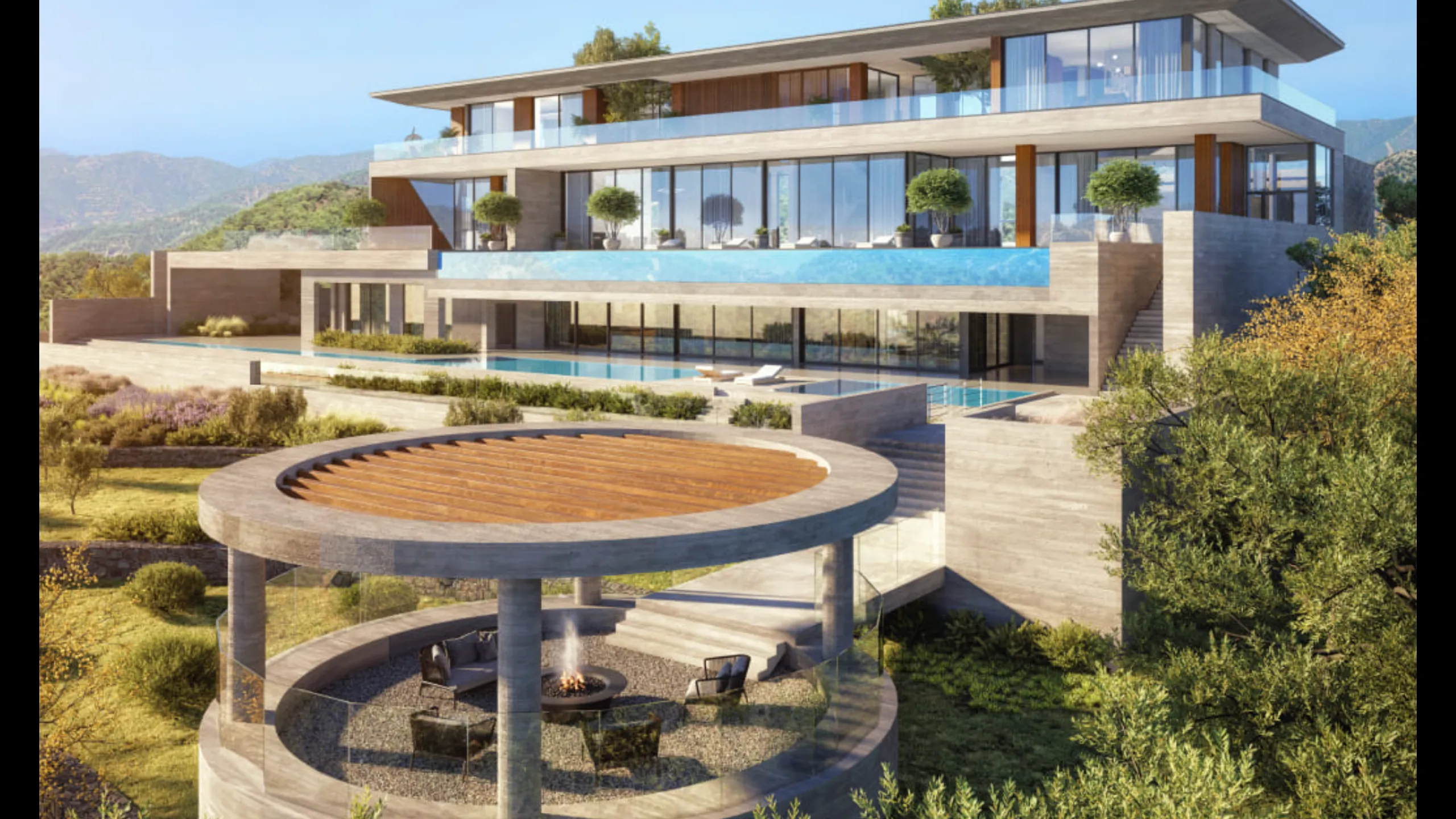 Villas in modern style, Agios Tychonas, Limassol 1