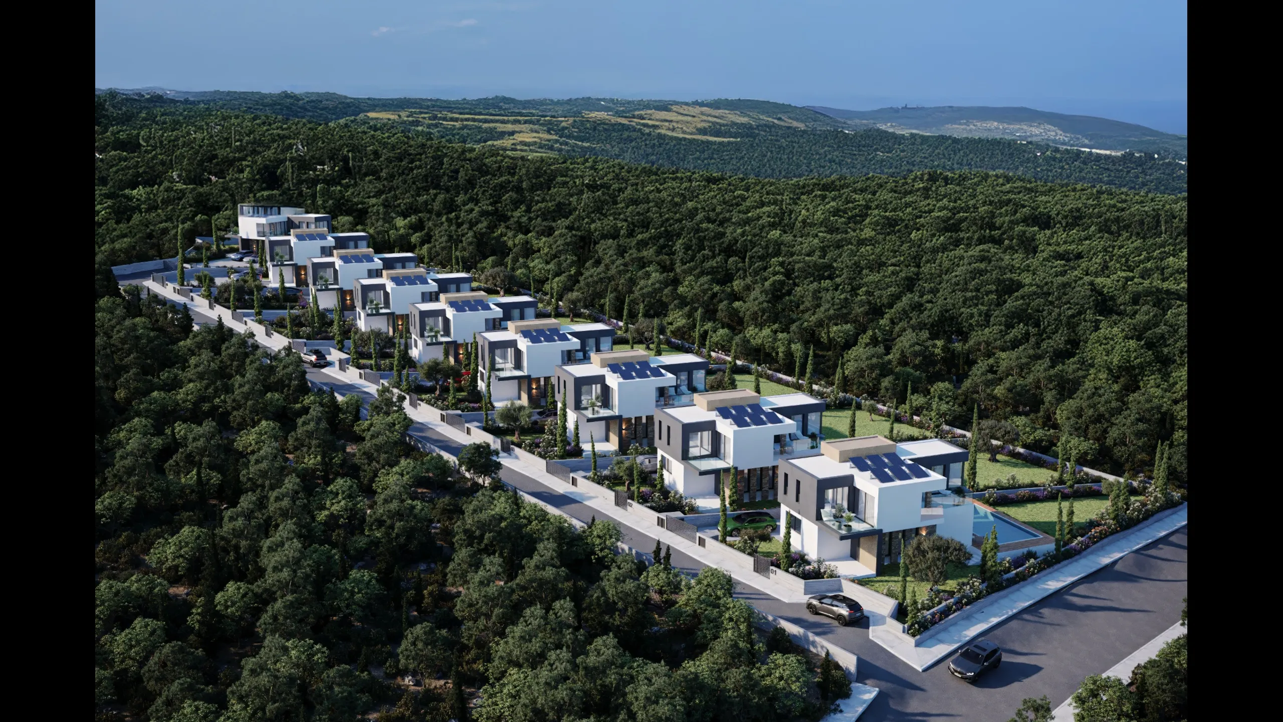 Villas with 3 bedrooms in contemporary style, Tala, Paphos 10