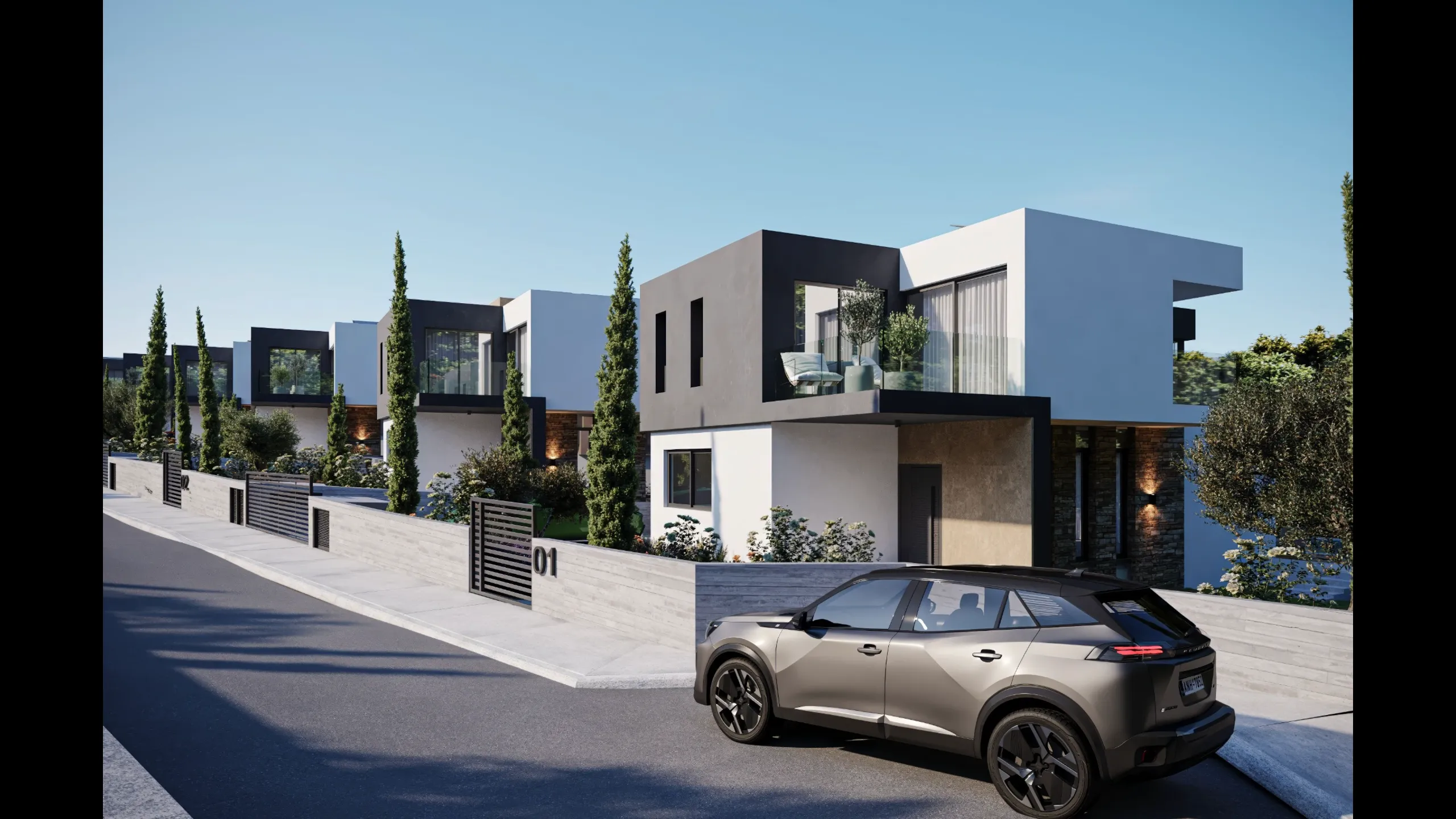 Villas with 3 bedrooms in contemporary style, Tala, Paphos 3